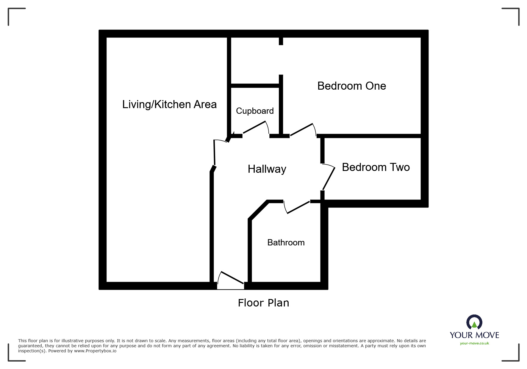 Floorplan of 2 bedroom Flat to rent, Frecheville Court, Bury, Greater Manchester, BL9