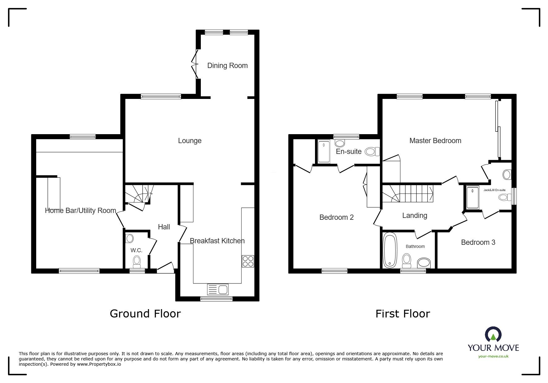 Floorplan of 3 bedroom Detached House for sale, Orchard Gardens, Shaw Lane, Bromsgrove, B60