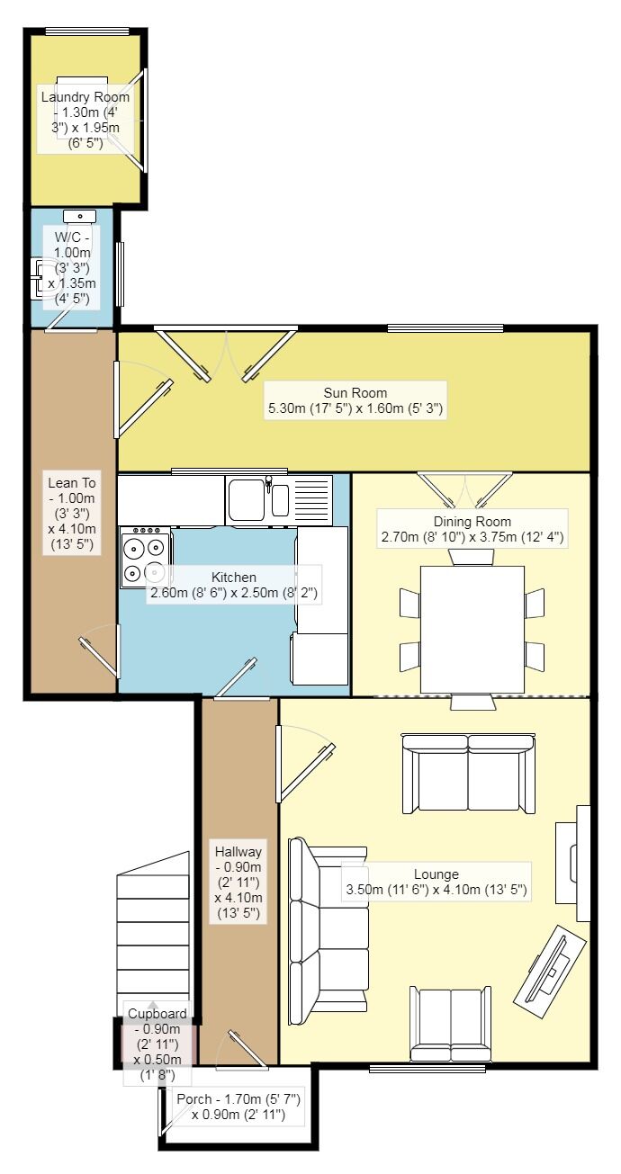 Floorplan of 3 bedroom End Terrace House for sale, Pithall Road, Birmingham, West Midlands, B34