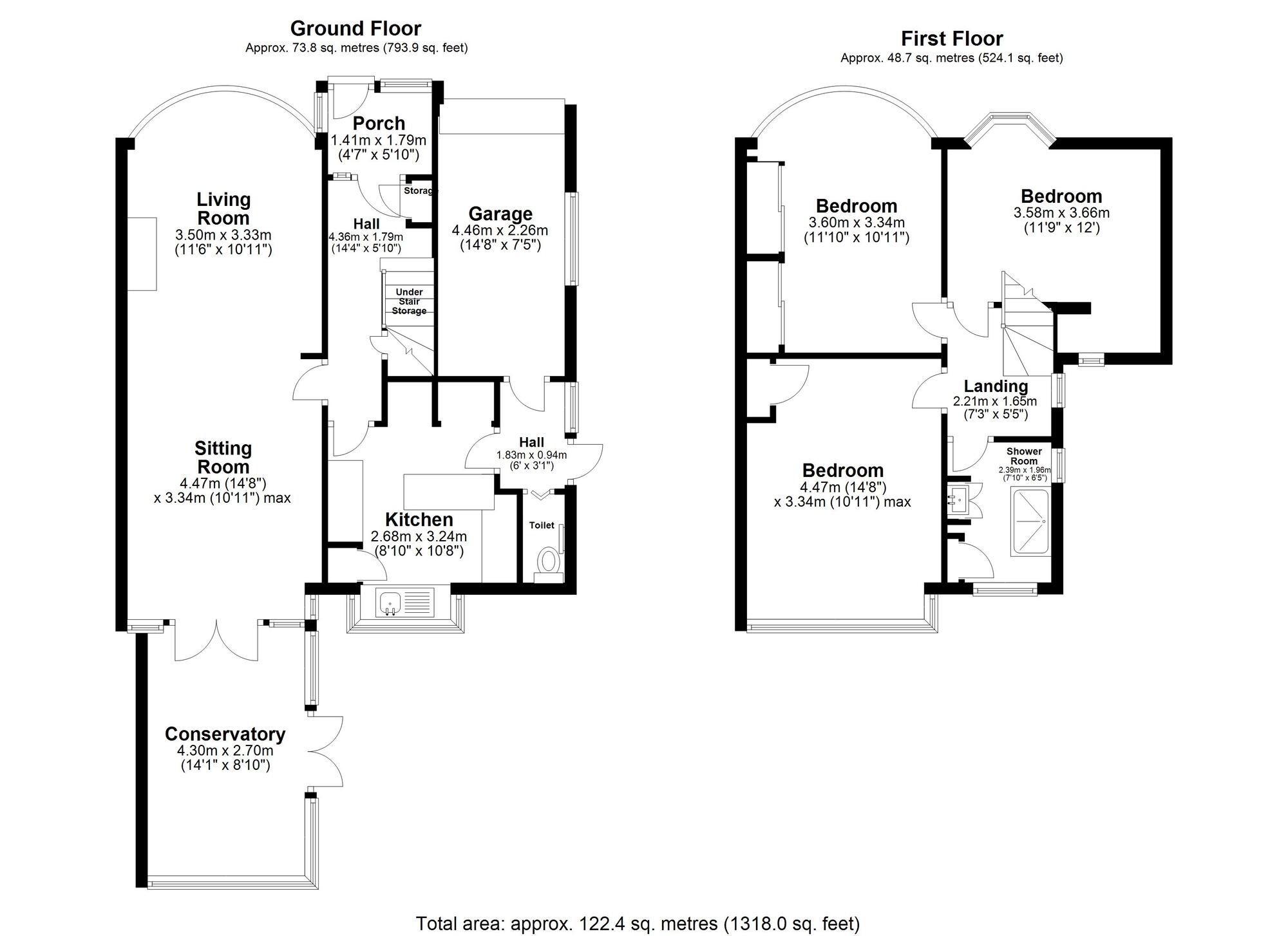 Floorplan of 3 bedroom Semi Detached House for sale, Marlborough Road, Castle Bromwich, West Midlands, B36