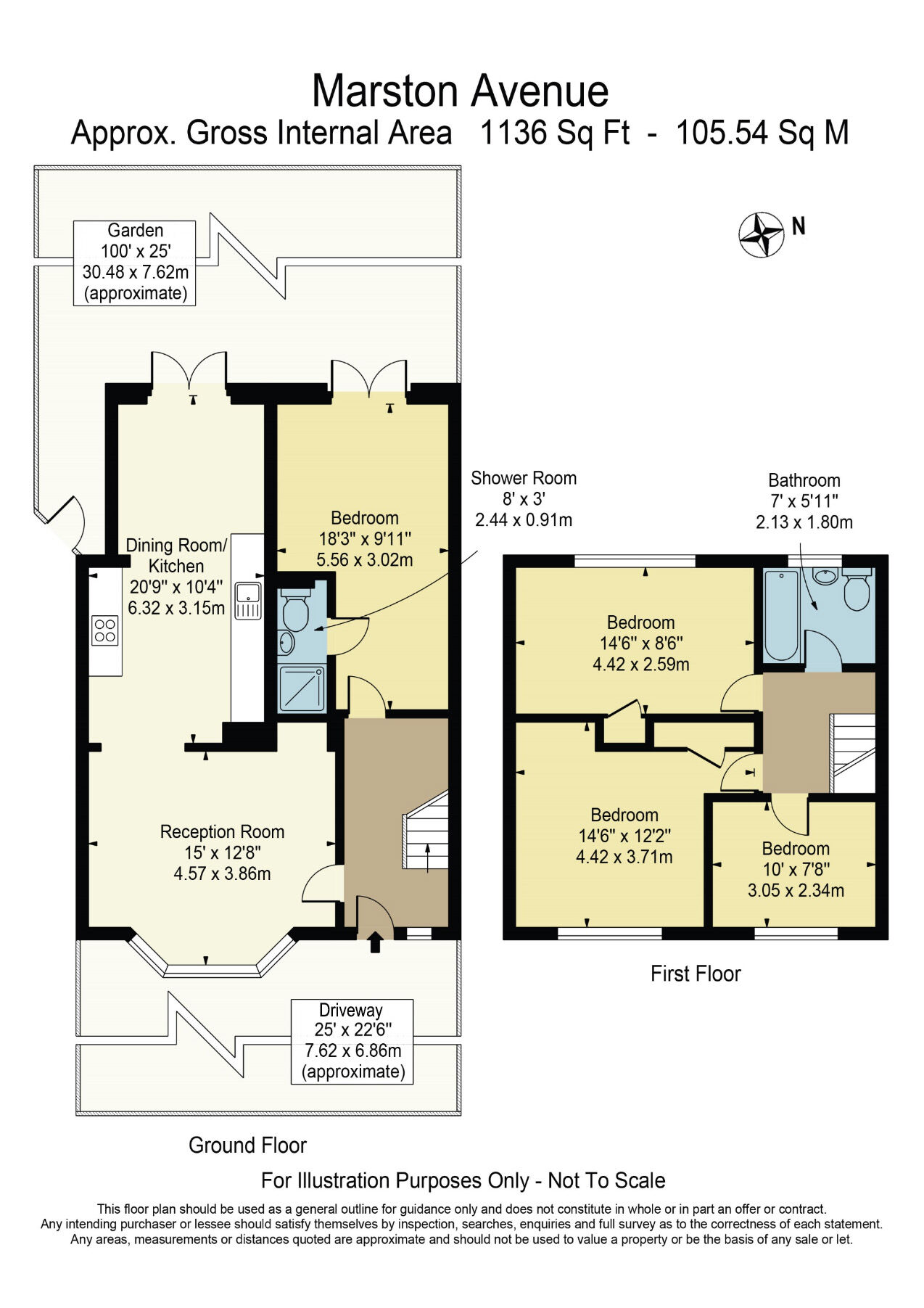 Floorplan of 4 bedroom Mid Terrace House for sale, Marston Avenue, Dagenham, RM10