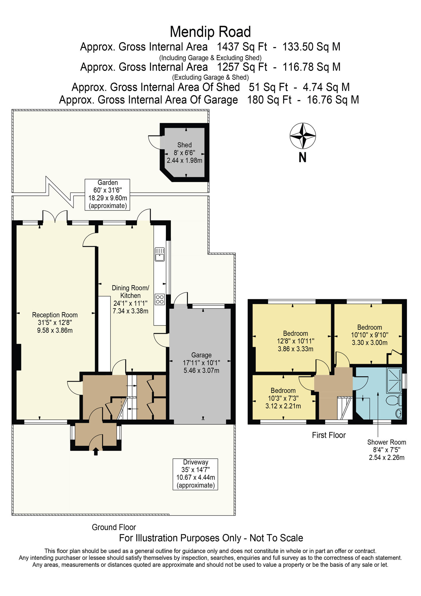 Floorplan of 3 bedroom Semi Detached House for sale, Mendip Road, Newbury Park, IG2