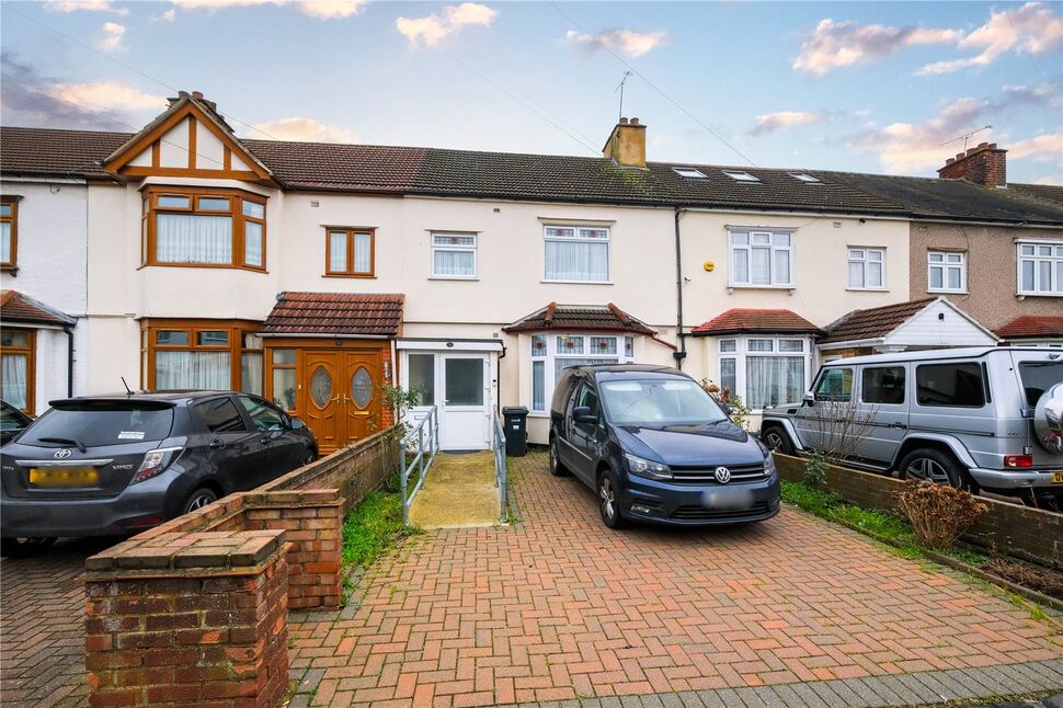 Main image of 3 bedroom Mid Terrace House for sale, Cranley Drive, Newbury Park, IG2