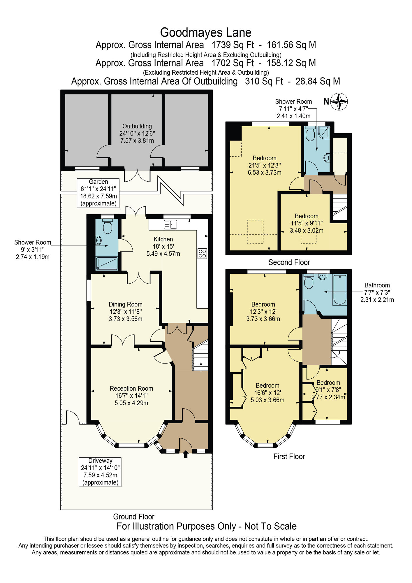 Floorplan of 5 bedroom Semi Detached House for sale, Goodmayes Lane, Goodmayes, IG3