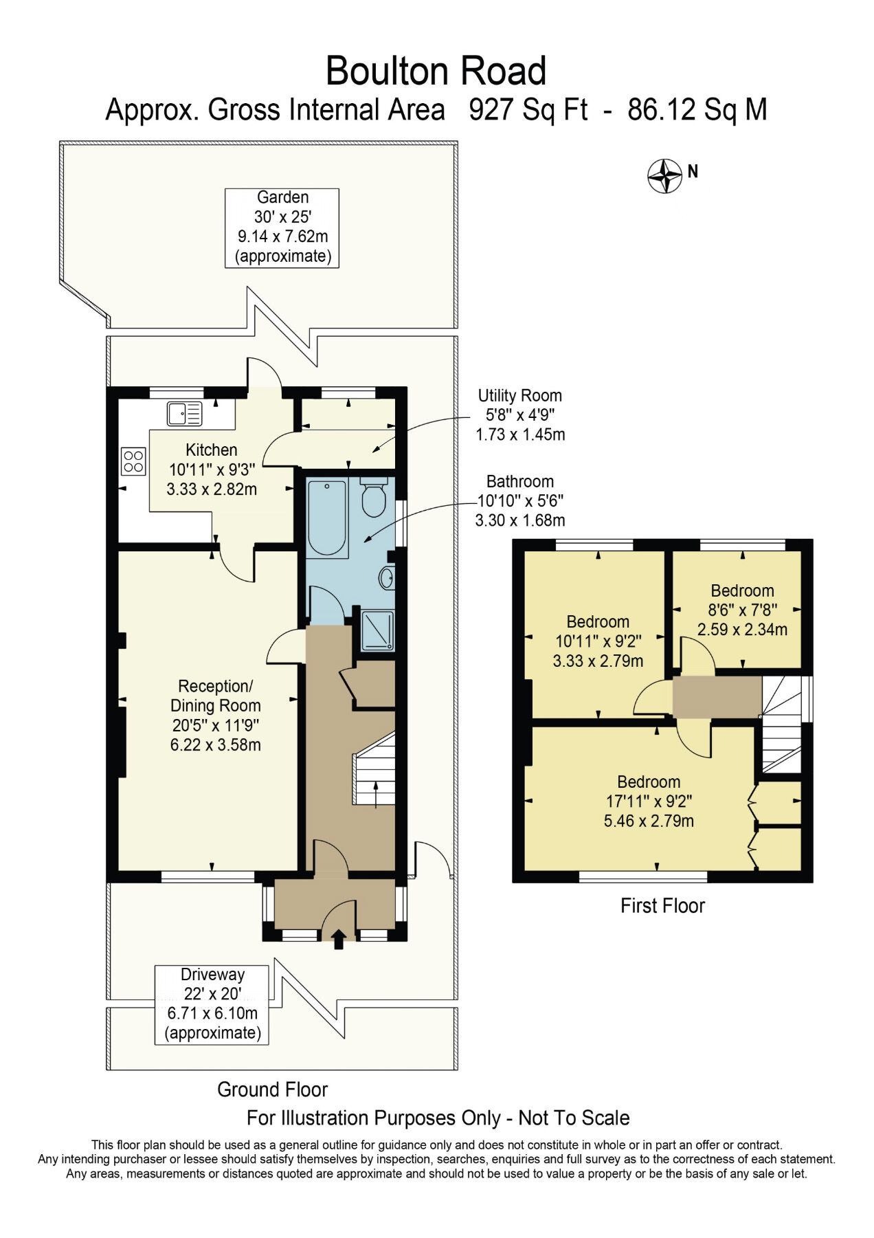Floorplan of 3 bedroom Semi Detached House for sale, Boulton Road, Dagenham, RM8