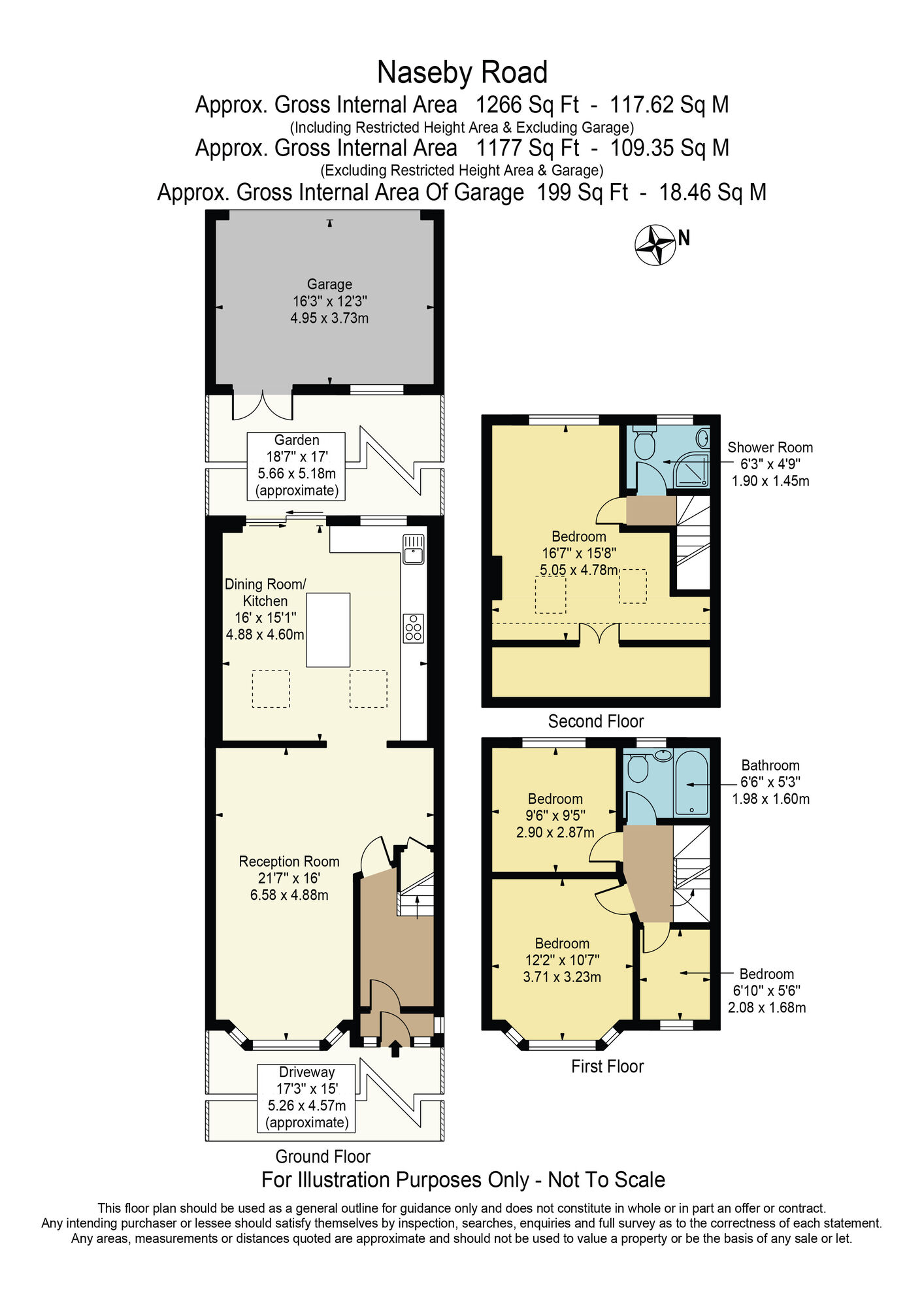 Floorplan of 4 bedroom Mid Terrace House for sale, Naseby Road, Dagenham, RM10