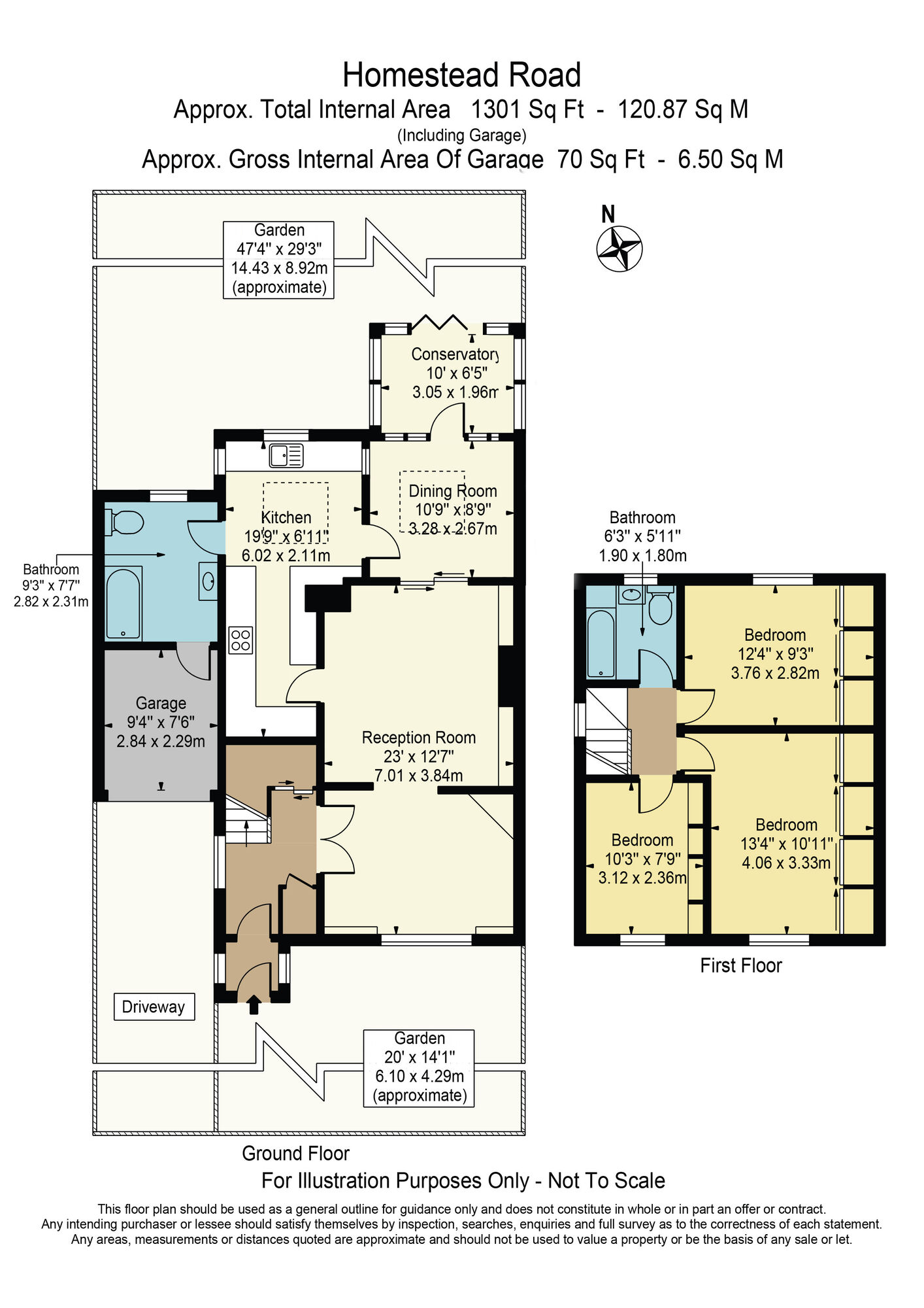 Floorplan of 3 bedroom End Terrace House for sale, Homestead Road, Dagenham, RM8
