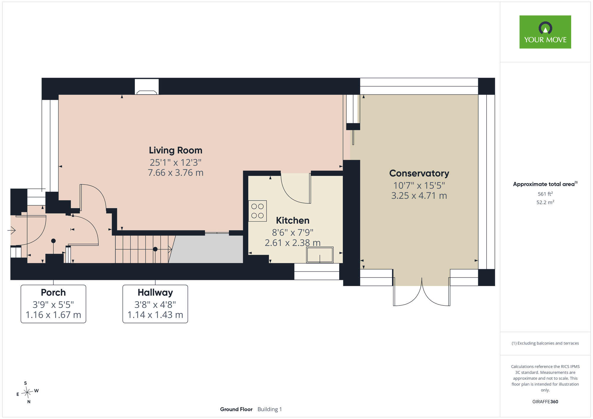 Floorplan of 3 bedroom End Terrace House for sale, Fox Close, Romford, RM5