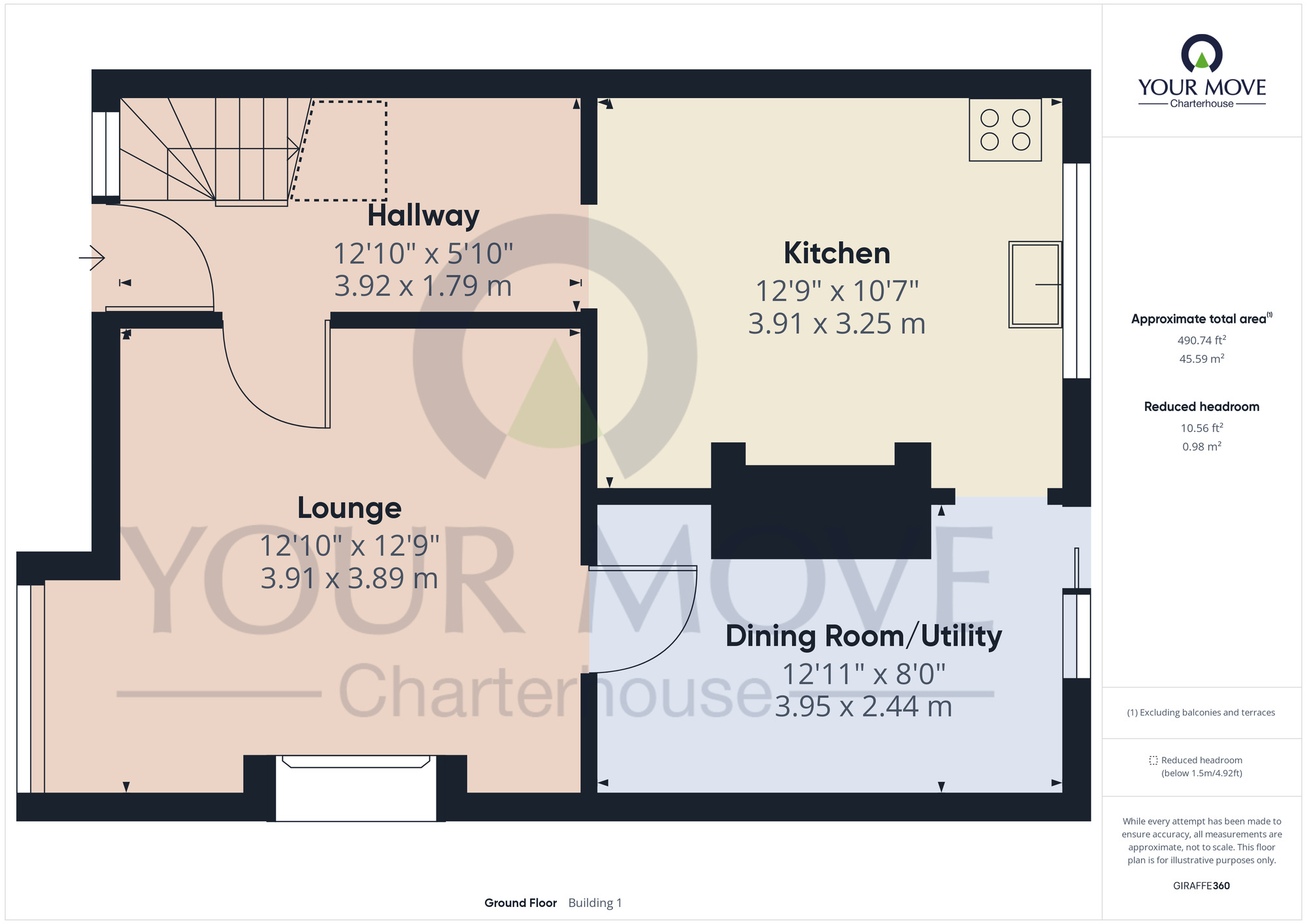 Floorplan of 4 bedroom Mid Terrace House for sale, College Road, Kent, CT9