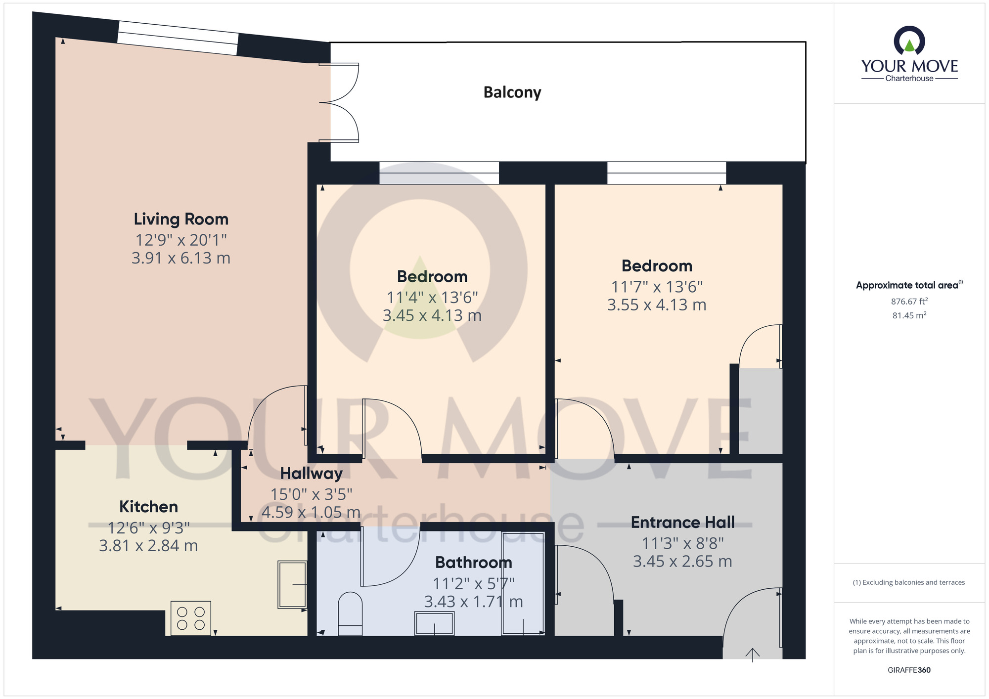 Floorplan of 2 bedroom  Flat for sale, Eastern Esplanade, Cliftonville, Kent, CT9