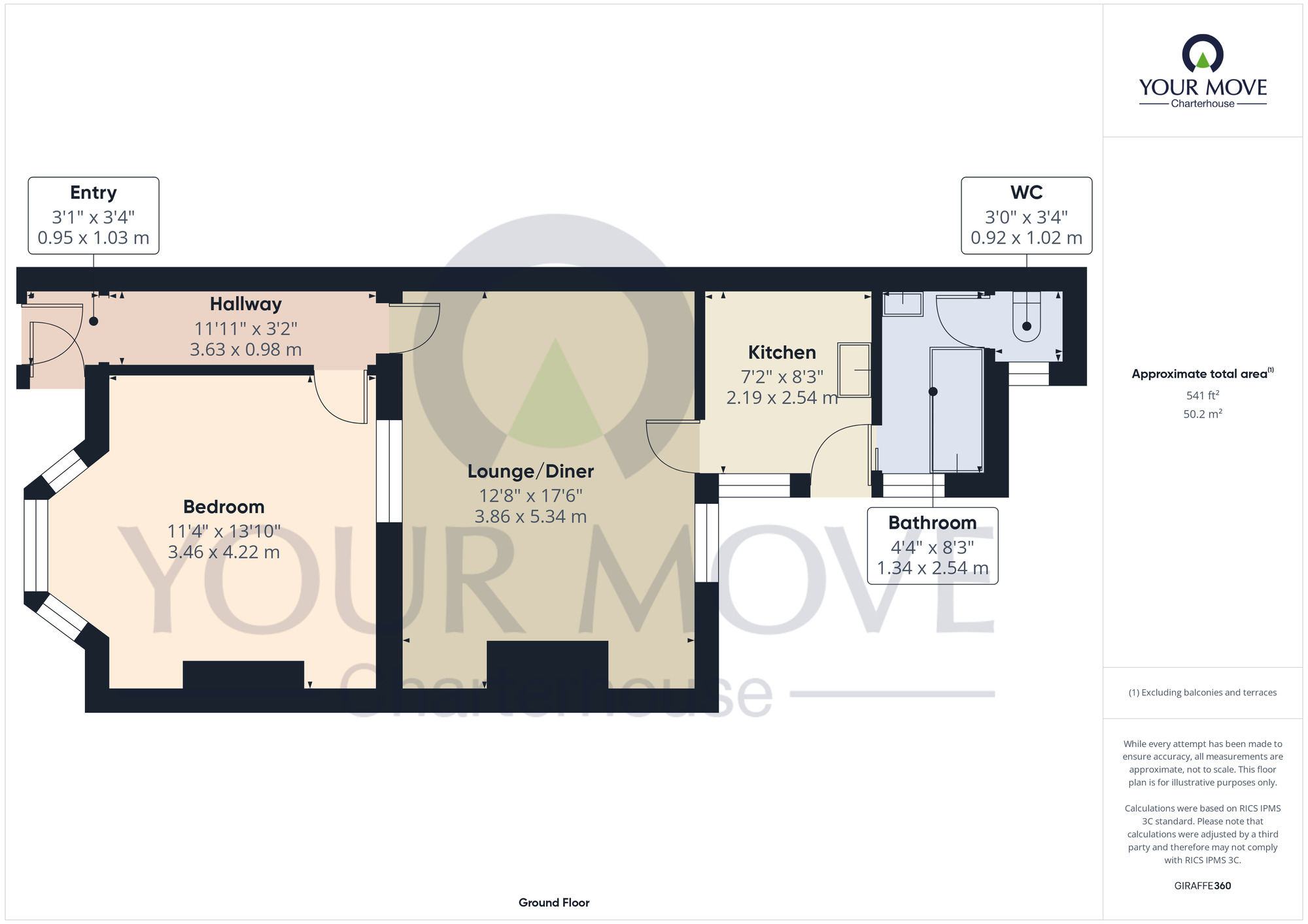 Floorplan of 5 bedroom Mid Terrace House for sale, Arthur Road, Margate, Kent, CT9
