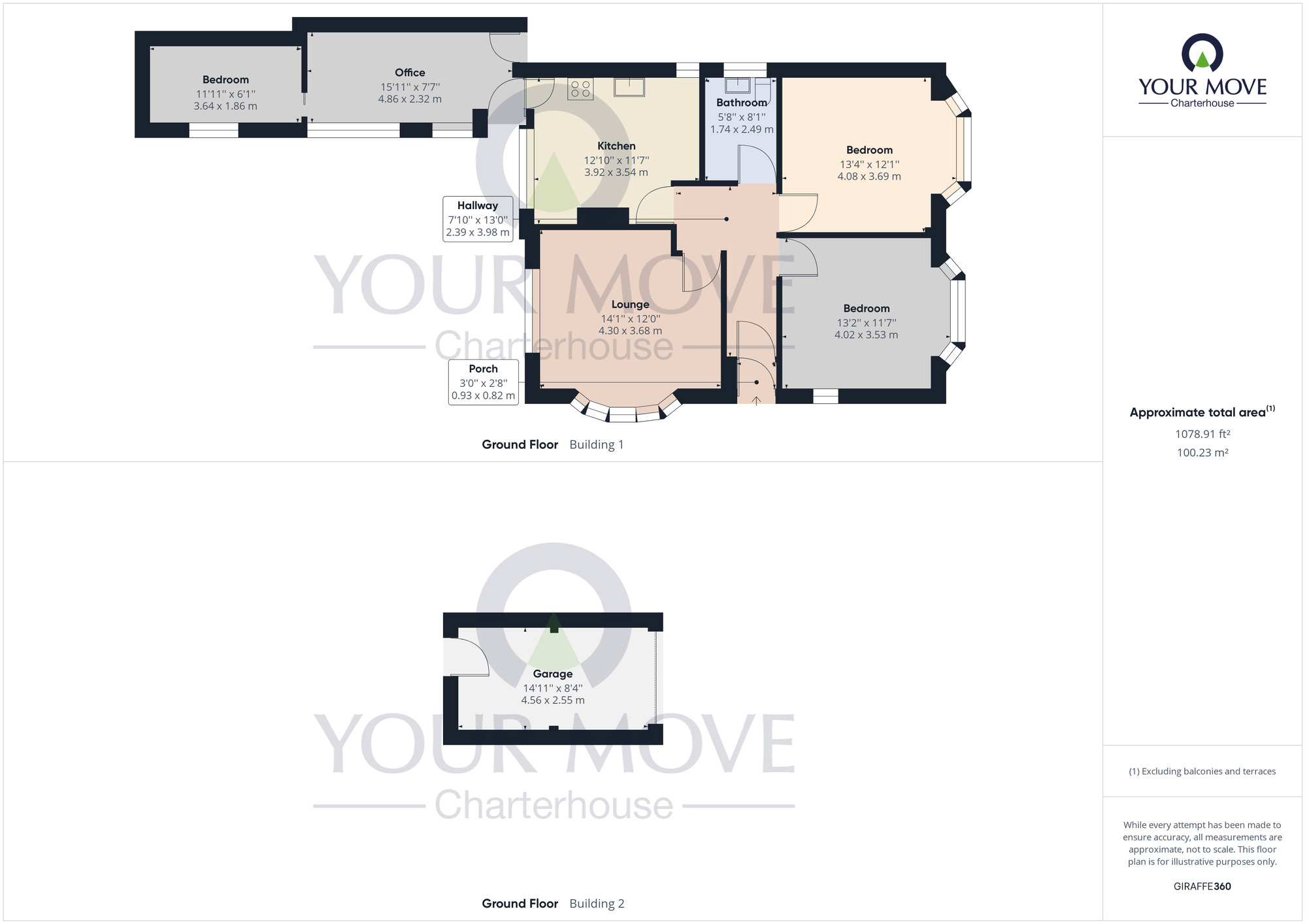 Floorplan of 3 bedroom Detached Bungalow for sale, Ramsgate Road, Margate, Kent, CT9