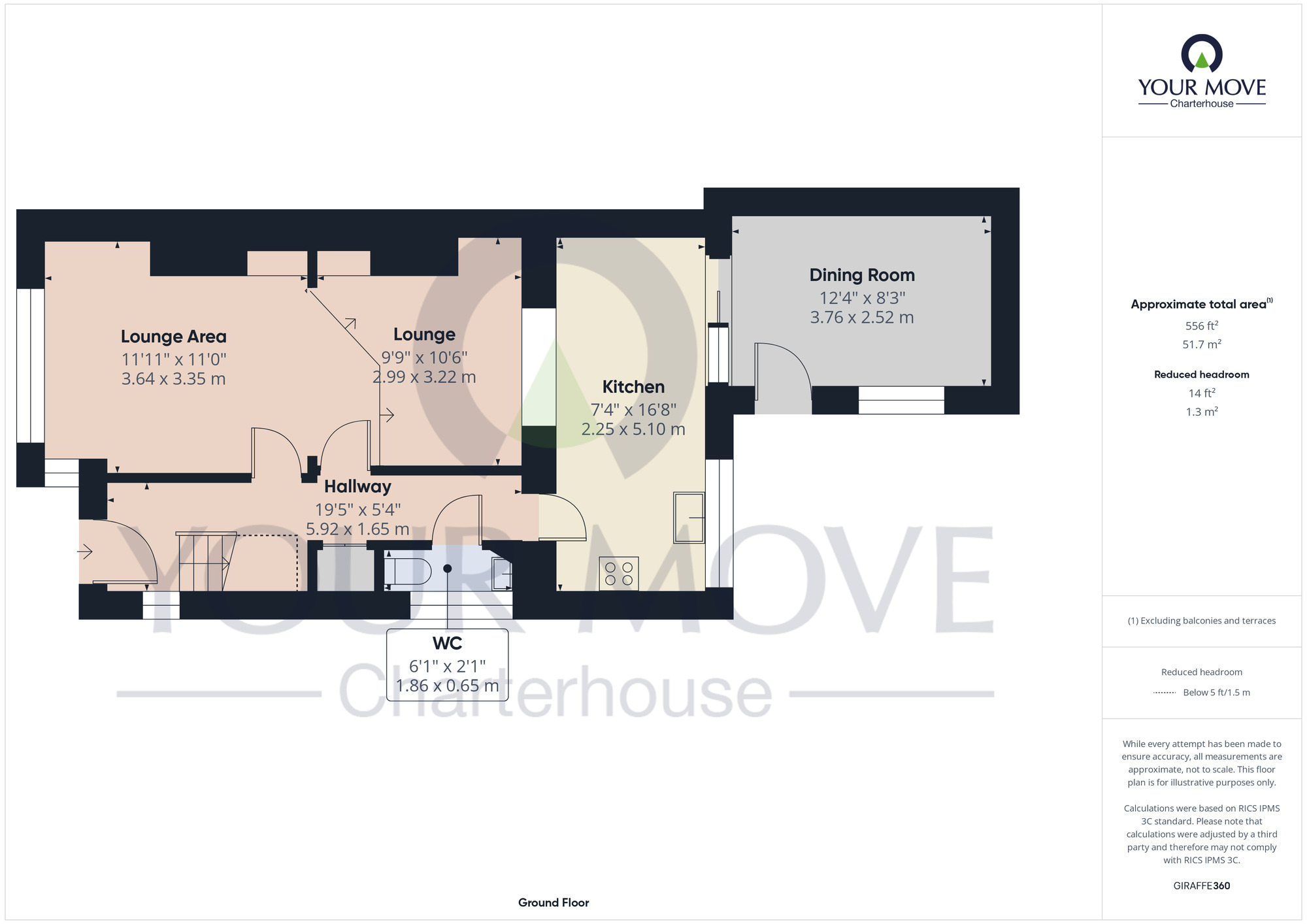 Floorplan of 3 bedroom Detached House for sale, Nash Court Road, Margate, Kent, CT9