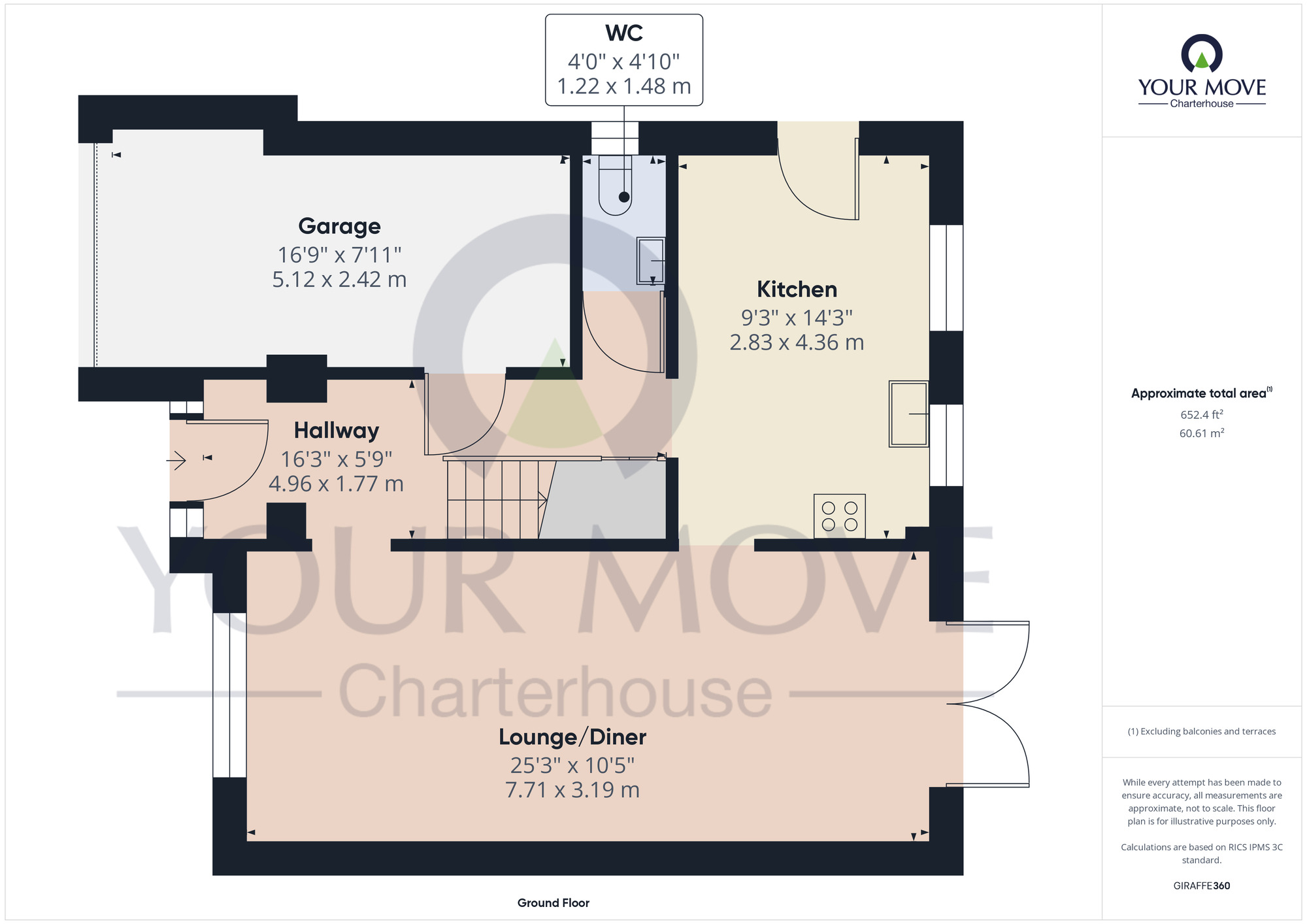 Floorplan of 4 bedroom Detached House for sale, Gainsborough Avenue, Margate, Kent, CT9