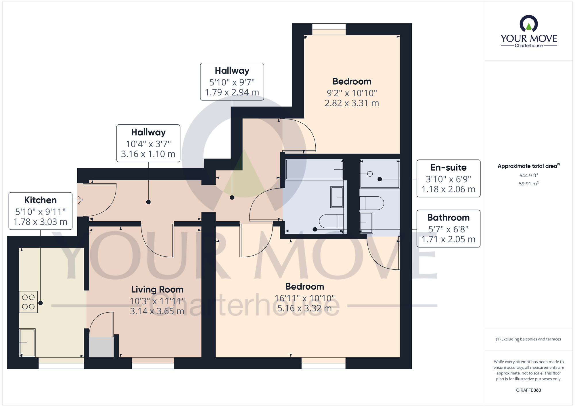 Floorplan of 2 bedroom  Flat for sale, Royal Seabathing, Canterbury Road, Kent, CT9