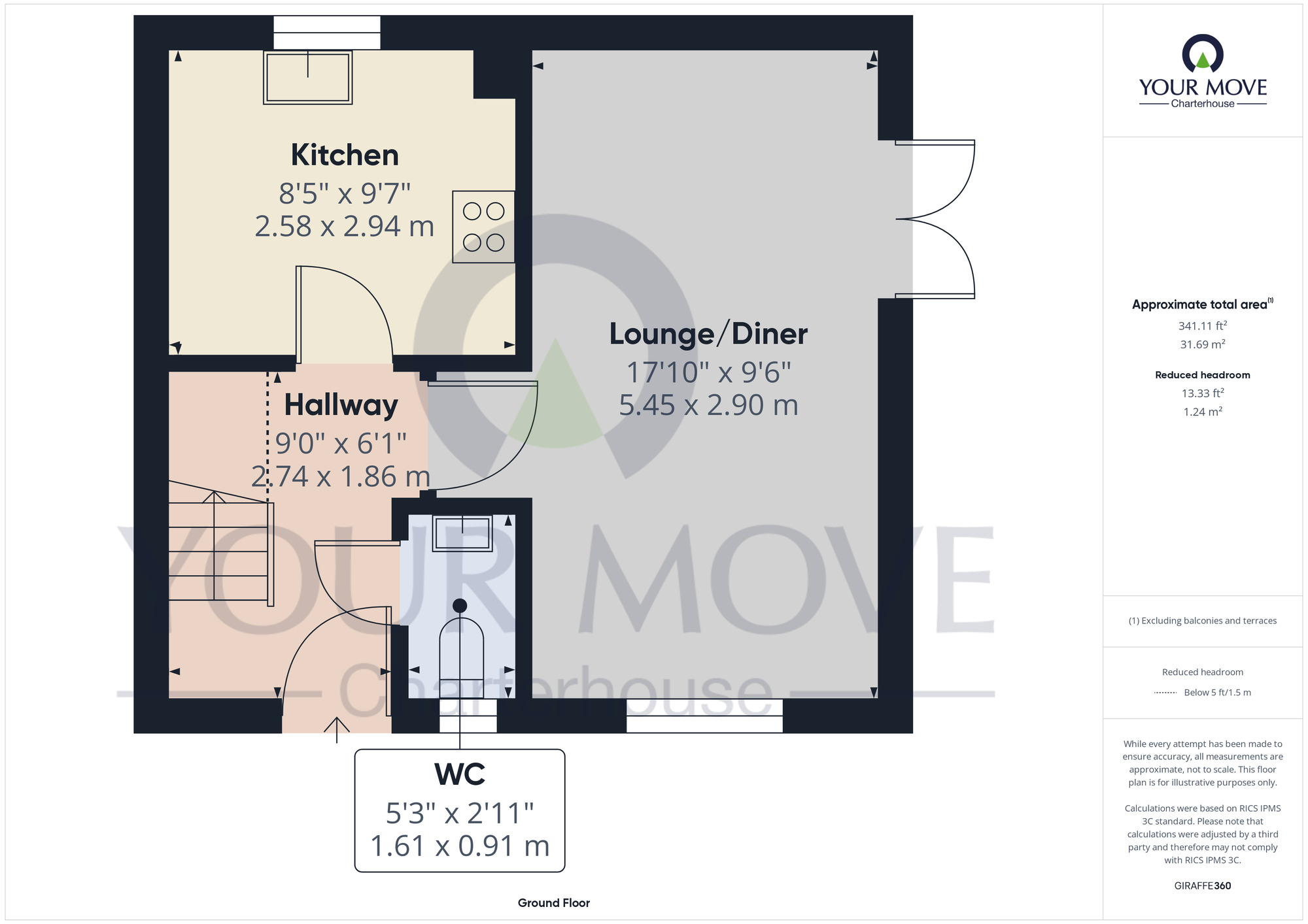 Floorplan of 3 bedroom Semi Detached House for sale, Church Street, Margate, Kent, CT9