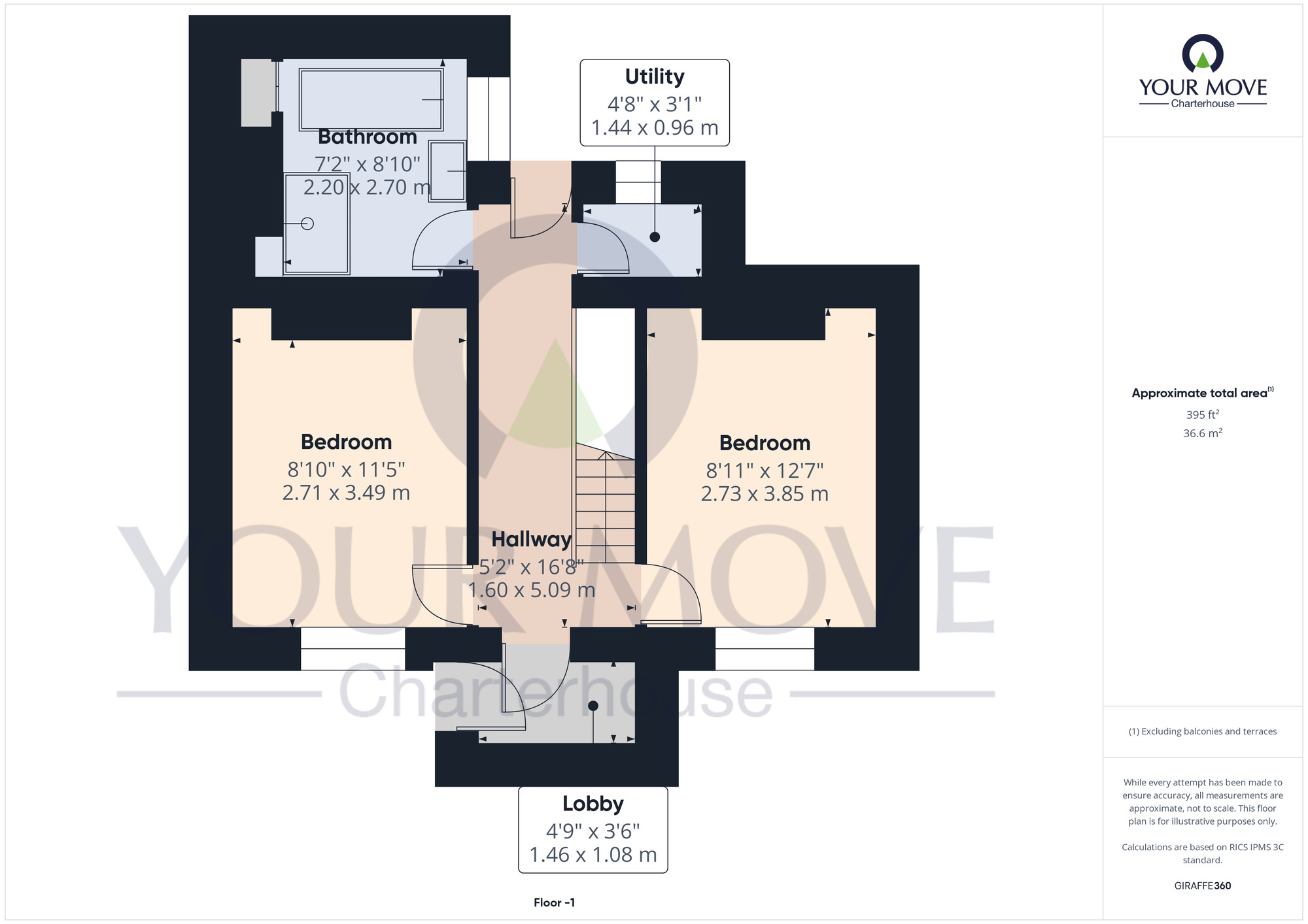 Floorplan of 4 bedroom Mid Terrace House for sale, Upper Grove, Margate, Kent, CT9
