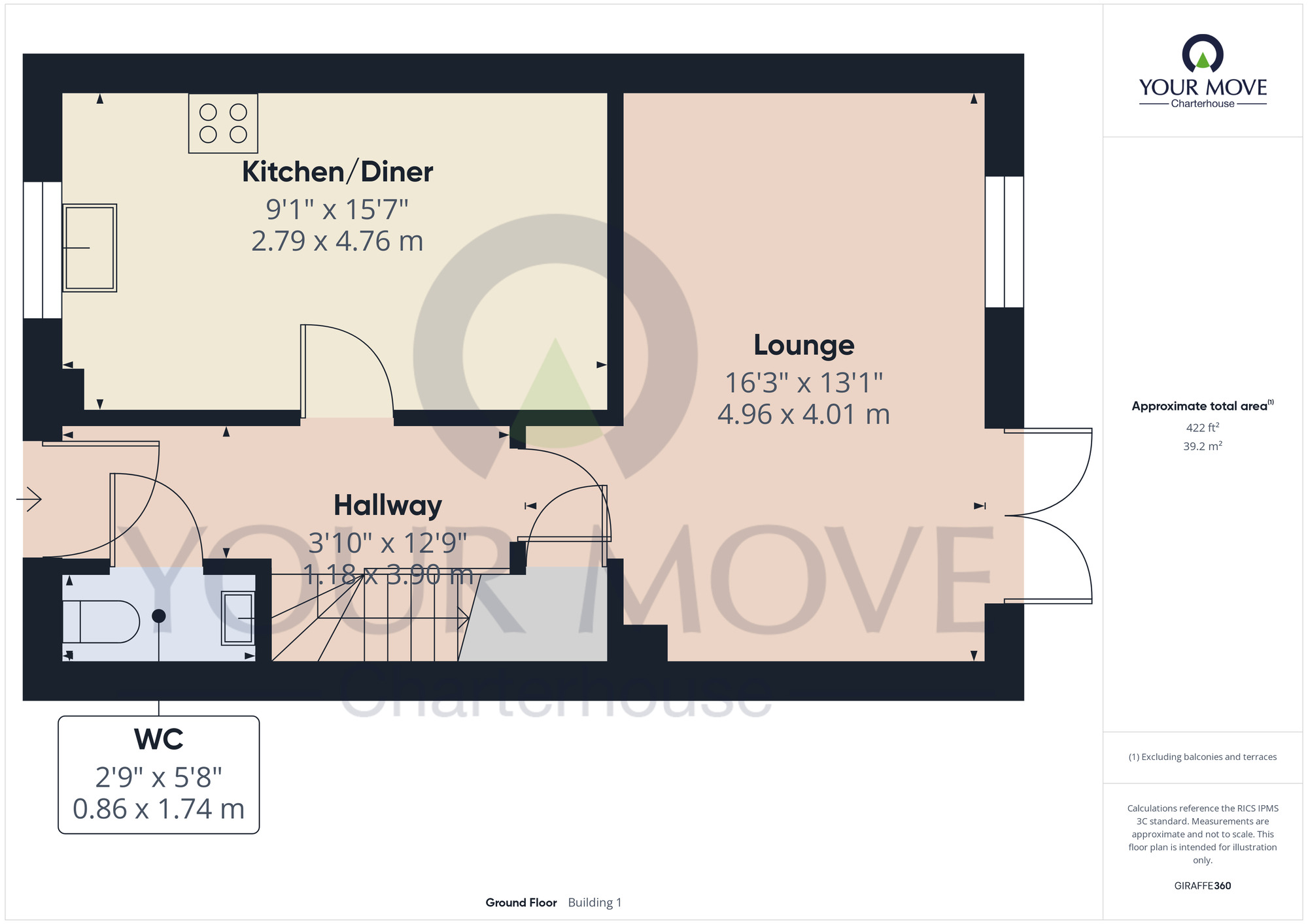 Floorplan of 4 bedroom Semi Detached House for sale, Bootes Close, Margate, Kent, CT9