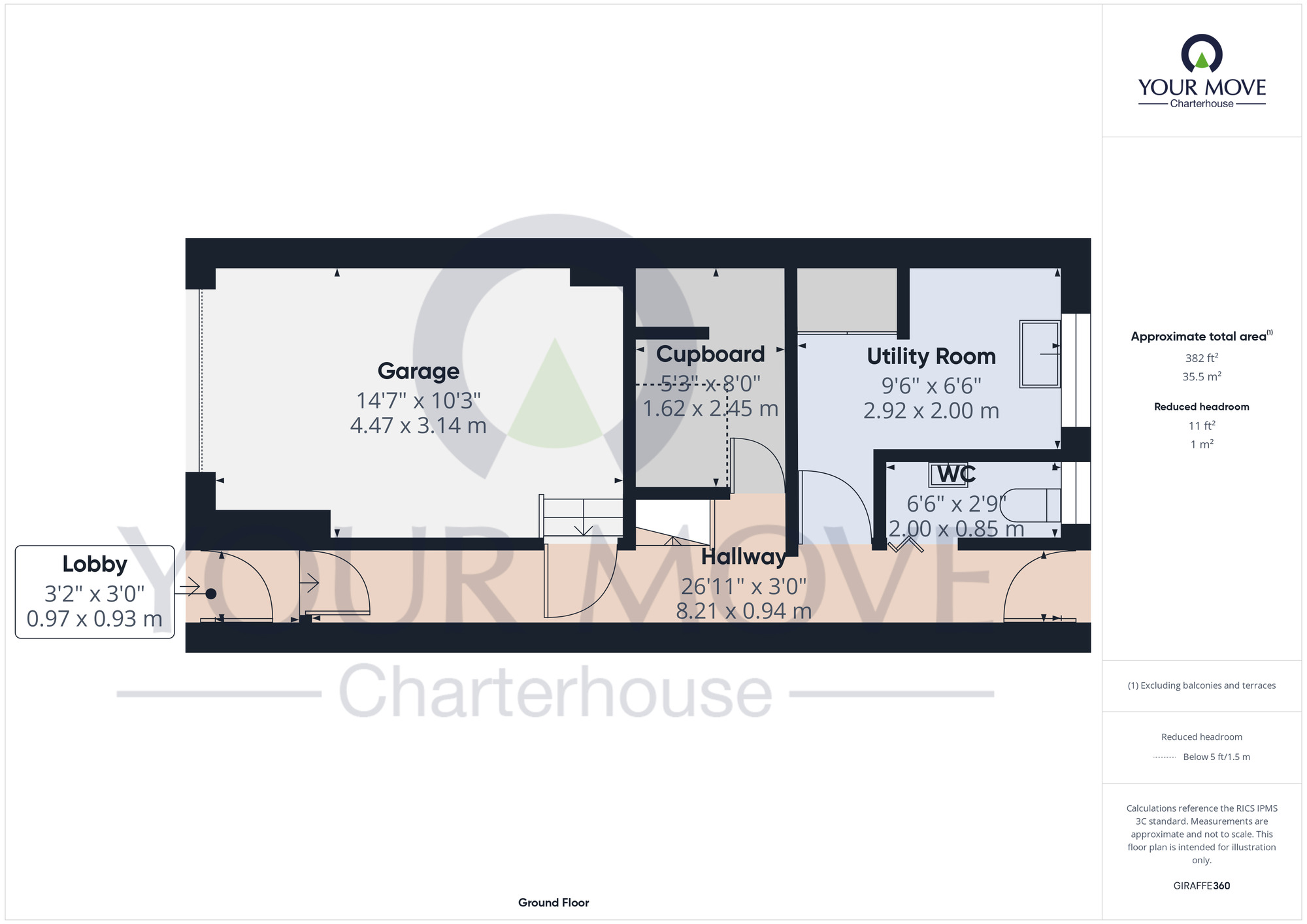 Floorplan of 3 bedroom Mid Terrace House for sale, Beach Road, Westgate-on-Sea, Kent, CT8