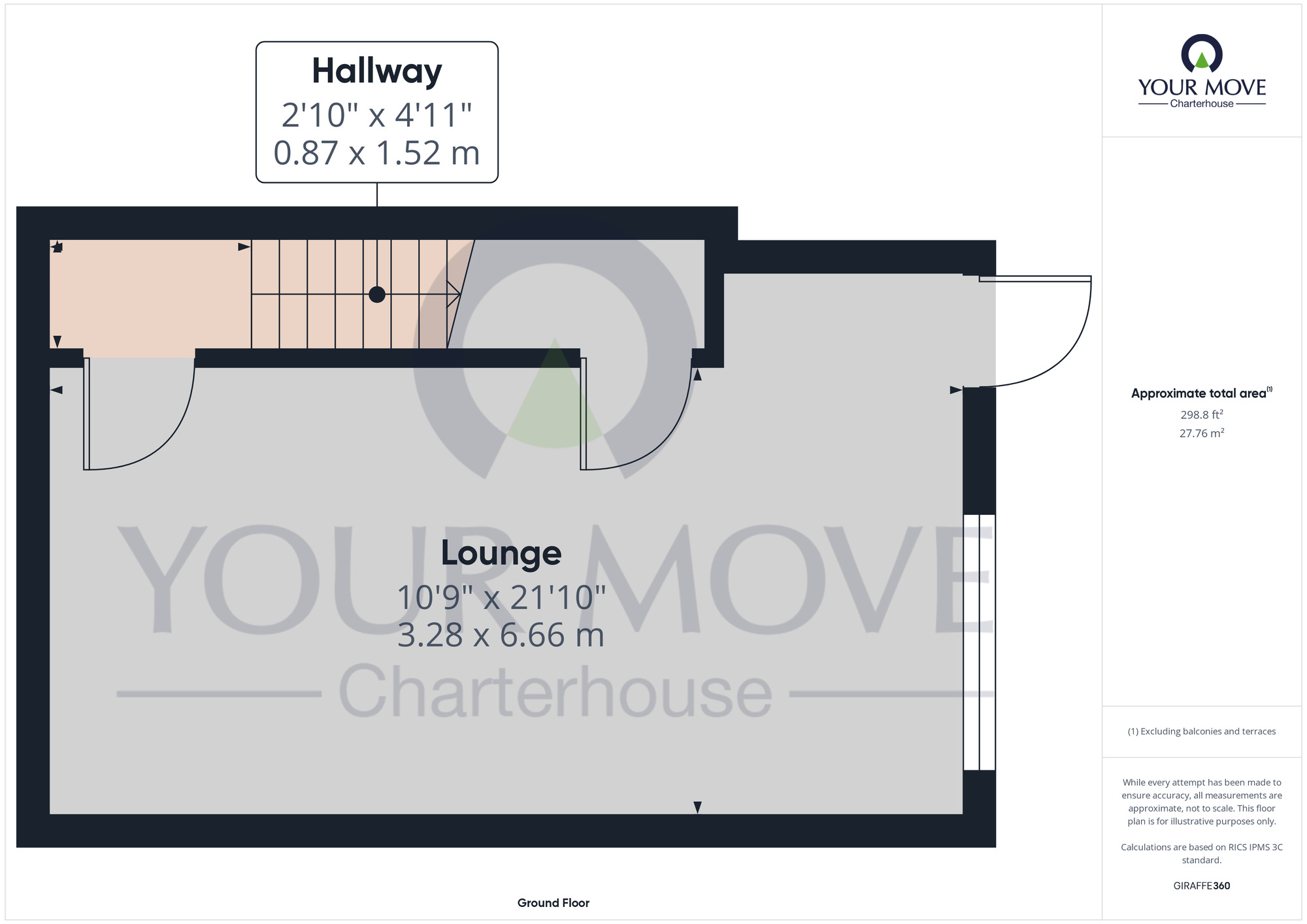 Floorplan of 3 bedroom End Terrace House for sale, Clifton Street, Margate, Kent, CT9