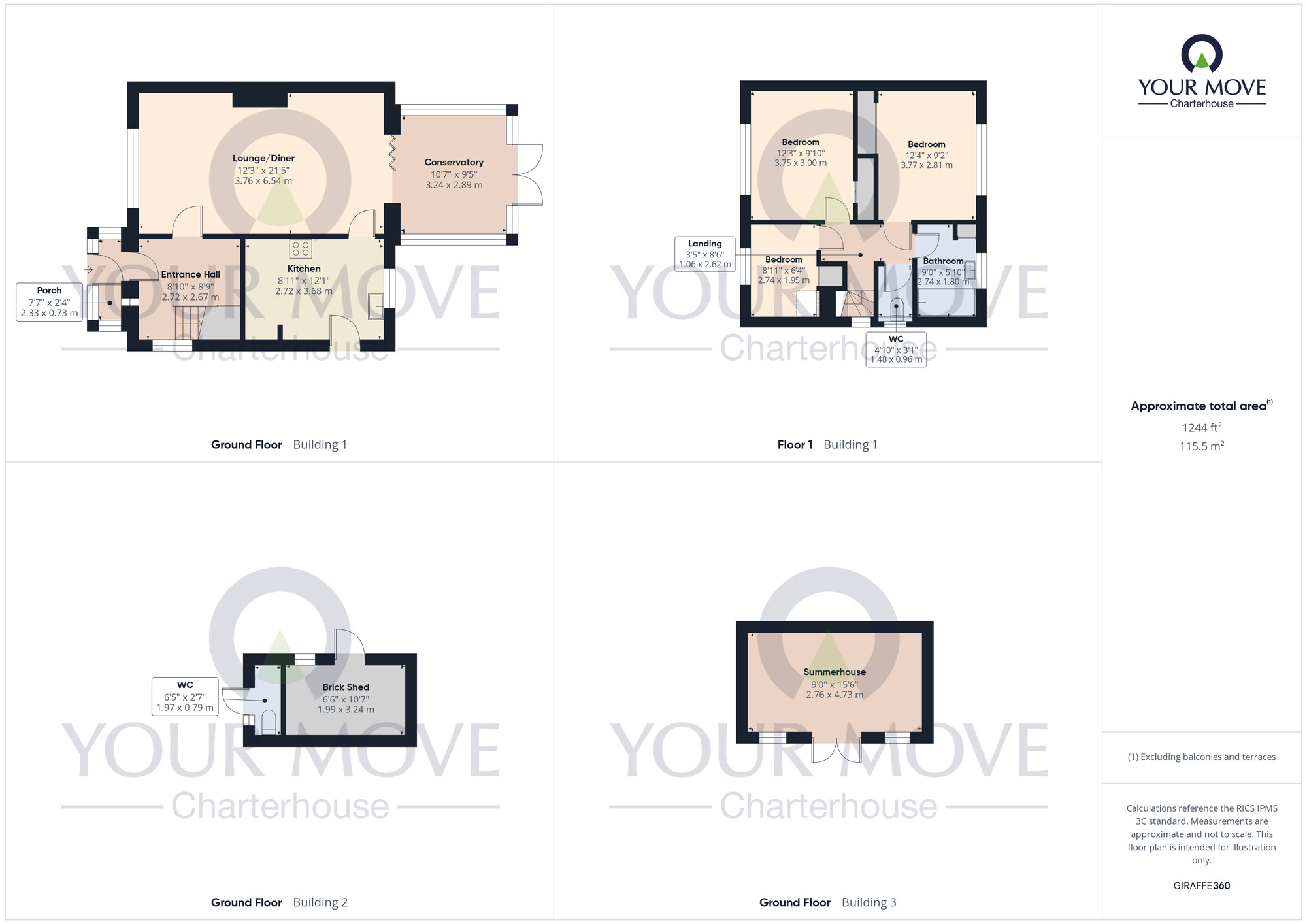 Floorplan of 3 bedroom Semi Detached House for sale, Maynard Avenue, Kent, CT9