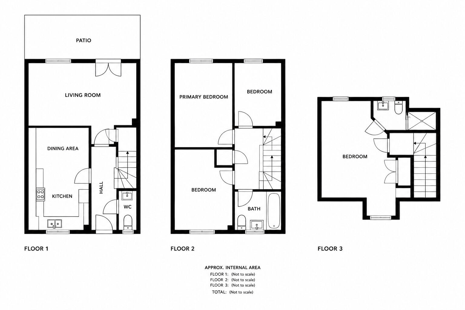 Floorplan of 4 bedroom Mid Terrace House for sale, Lynx Street, Margate, Kent, CT9
