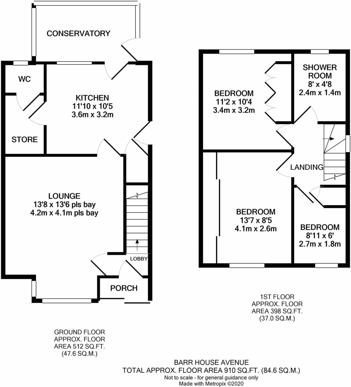 Floorplan of 3 bedroom Semi Detached House to rent, Barr House Avenue, Consett, County Durham, DH8