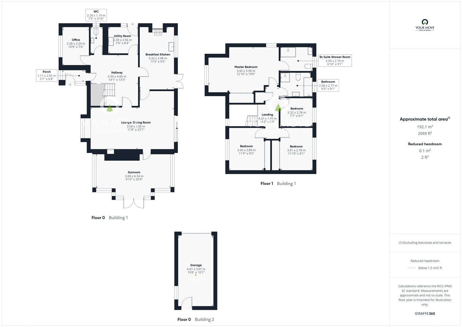 Floorplan of 4 bedroom Detached House for sale, Peile Park, Shotley Bridge, Durham, DH8