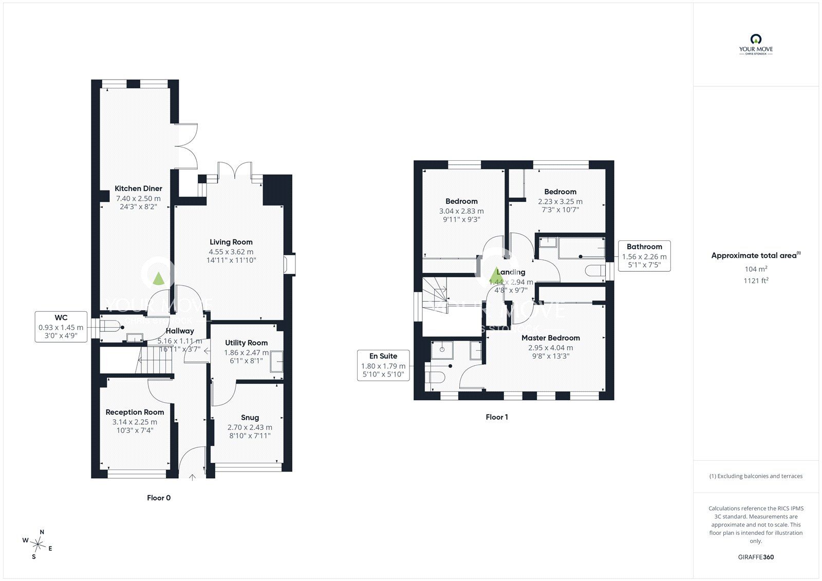 Floorplan of 3 bedroom Detached House for sale, Grassholme Close, Templetown, Consett, Durham, DH8