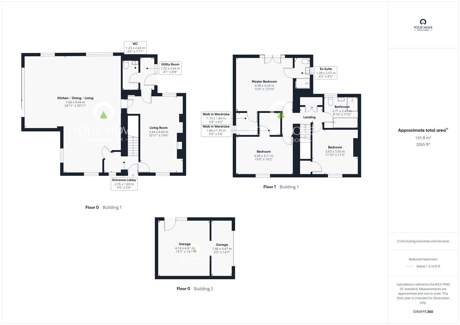 Floorplan of 3 bedroom End Terrace House for sale, Parkers Buildings, Iveston, Durham, DH8