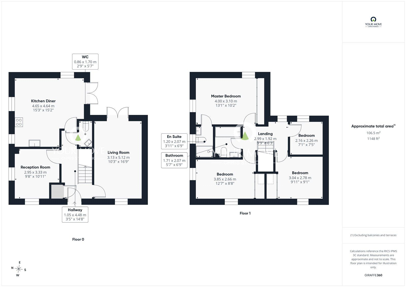 Floorplan of 4 bedroom Detached House for sale, Jackson Close, Consett, Durham, DH8