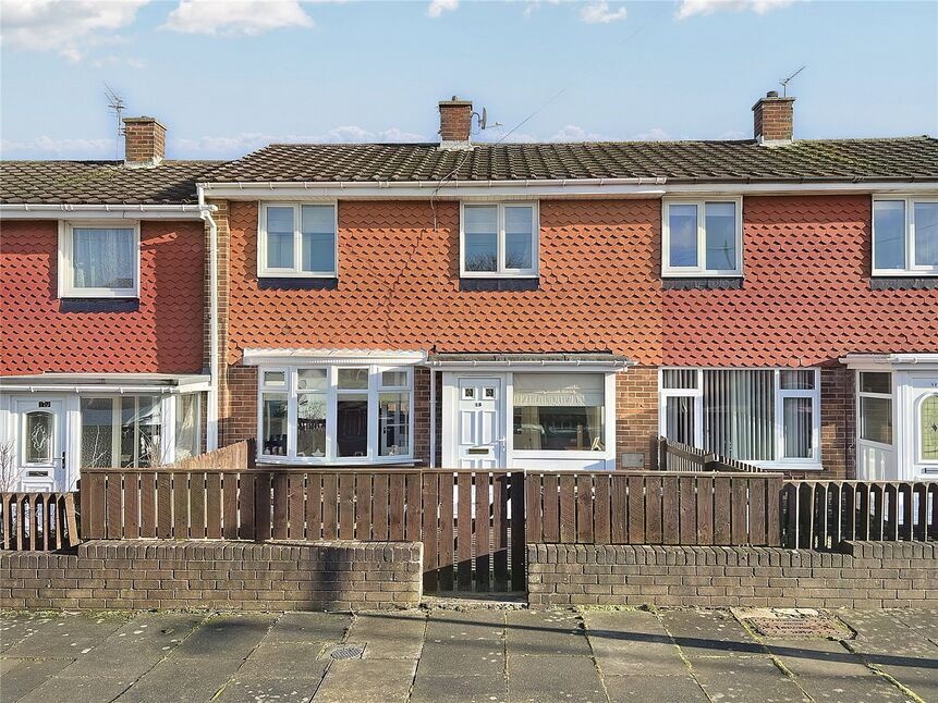 2 bedroom Mid Terrace House for sale, Brandon Gardens, Gateshead, NE9