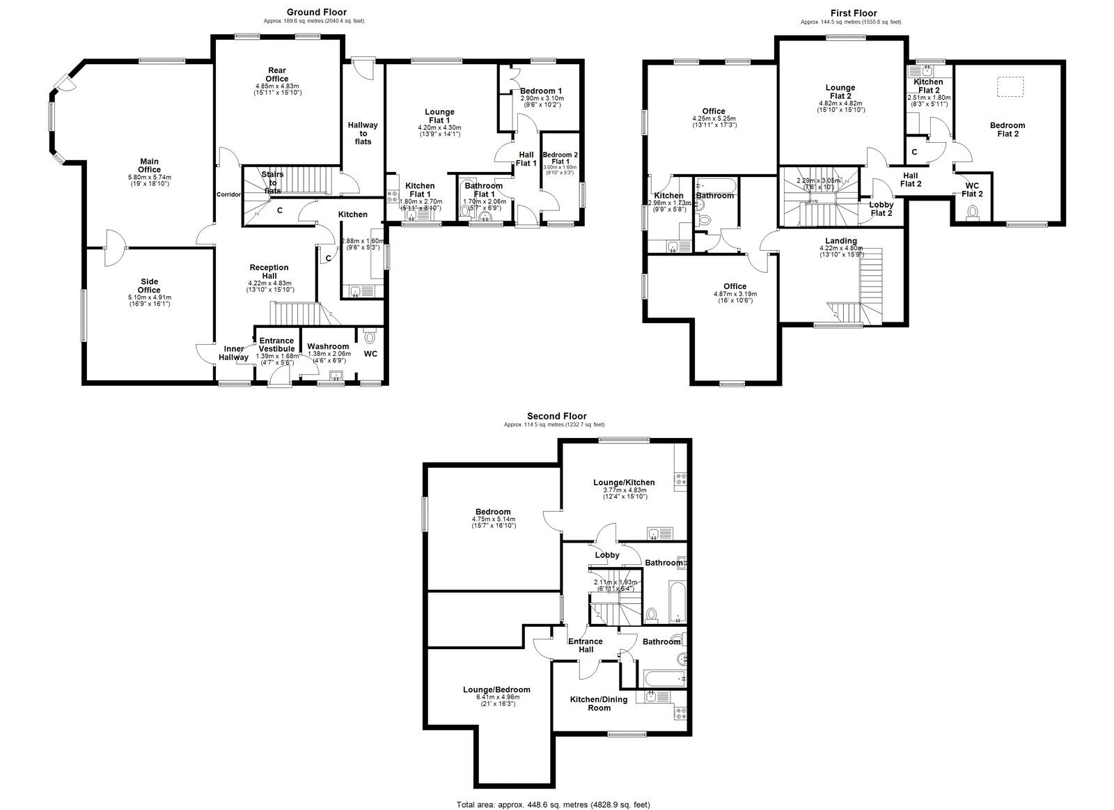 Floorplan of 7 bedroom Detached House for sale, Mains Park Road, Chester Le Street, Durham, DH3