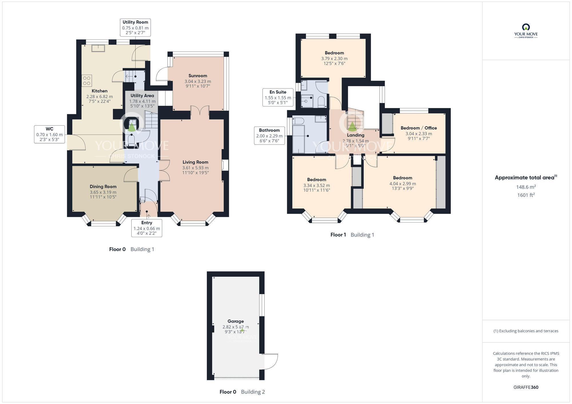 Floorplan of 4 bedroom Detached House for sale, Camperdown Avenue, Chester Le Street, Durham, DH3