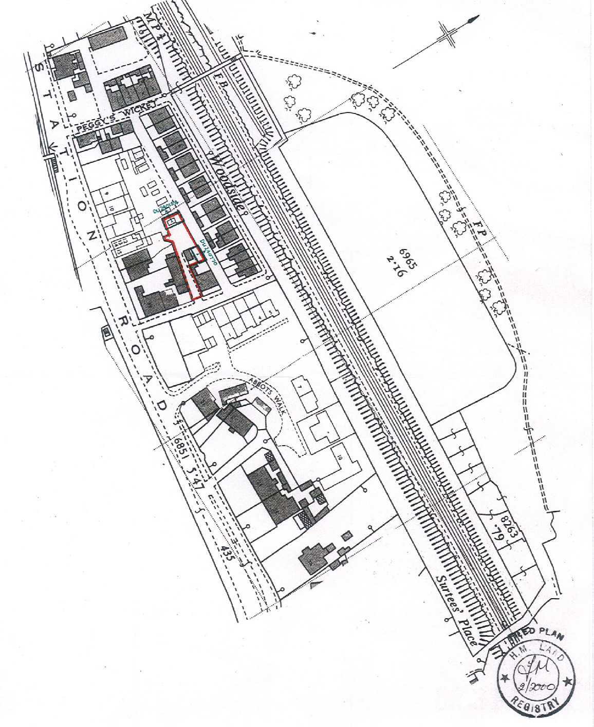 Floorplan of Land/Plot for sale, Woodside, Beamish, Durham, DH9