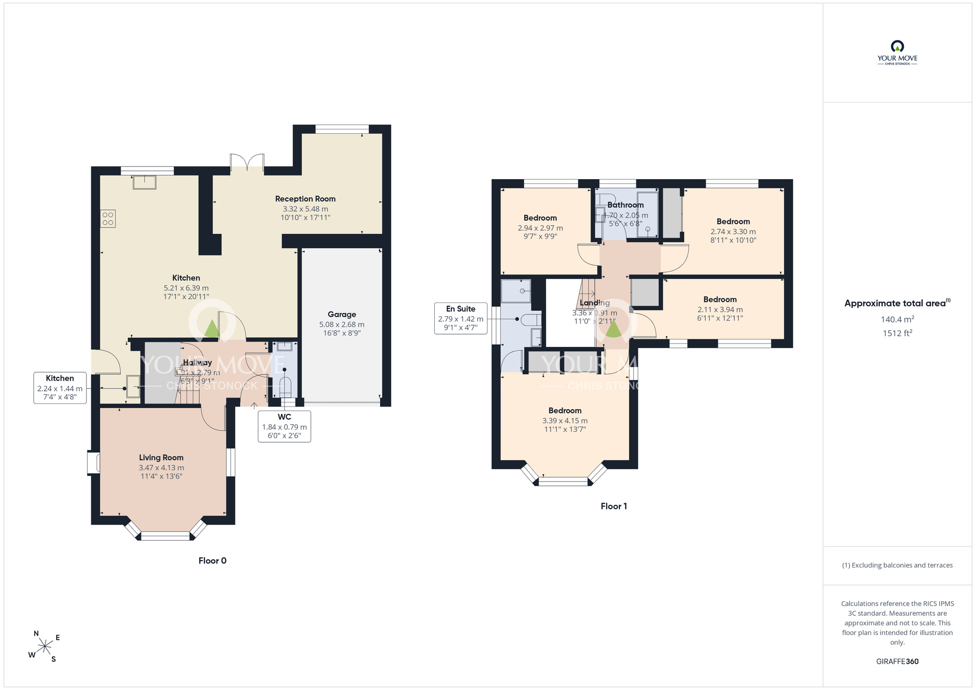 Floorplan of 4 bedroom Detached House for sale, Woodlands, Ouston, Durham, DH2