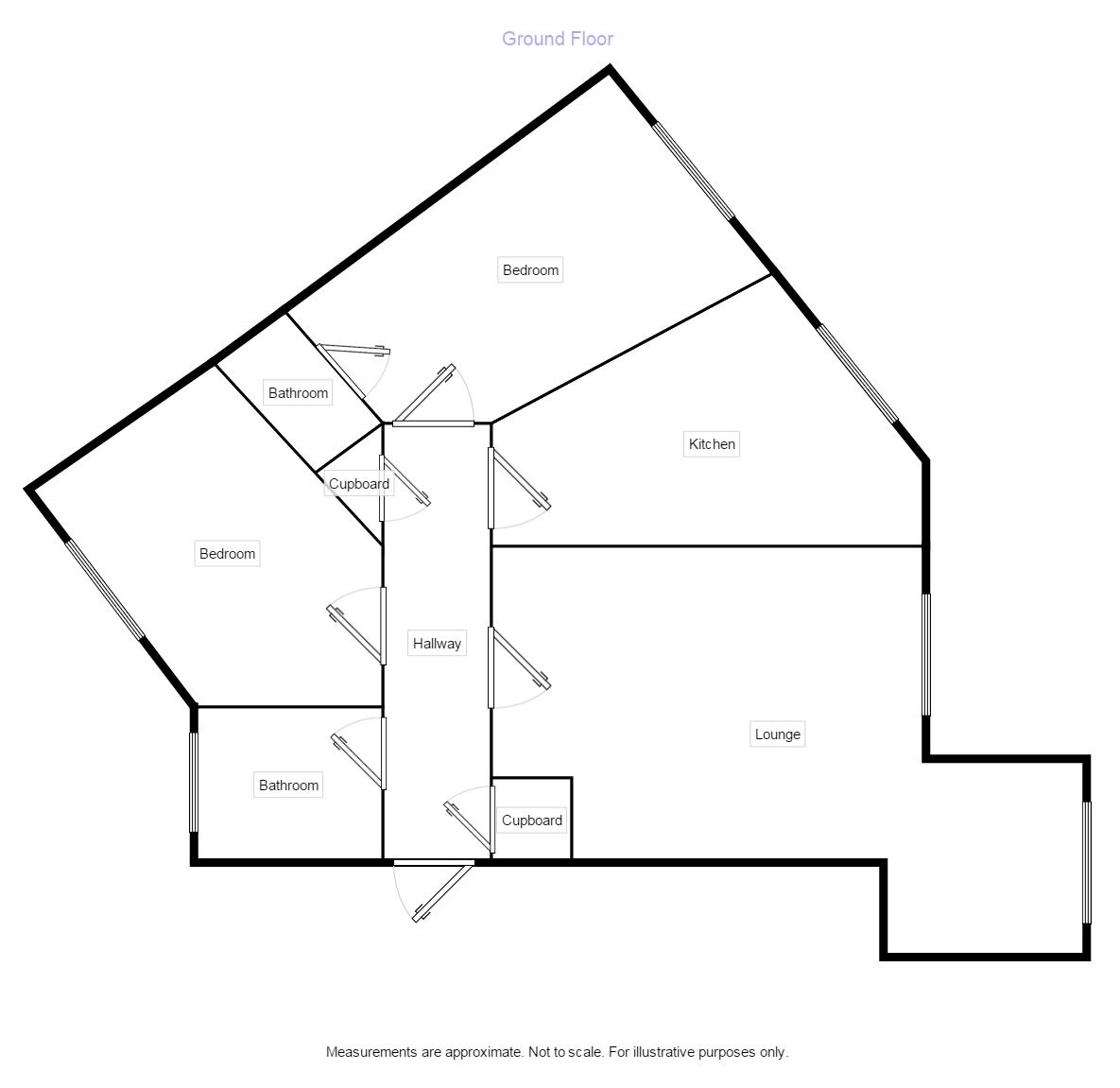 Floorplan of 2 bedroom  Flat to rent, Adam Morris Way, Stephens Place, Coalville, LE67