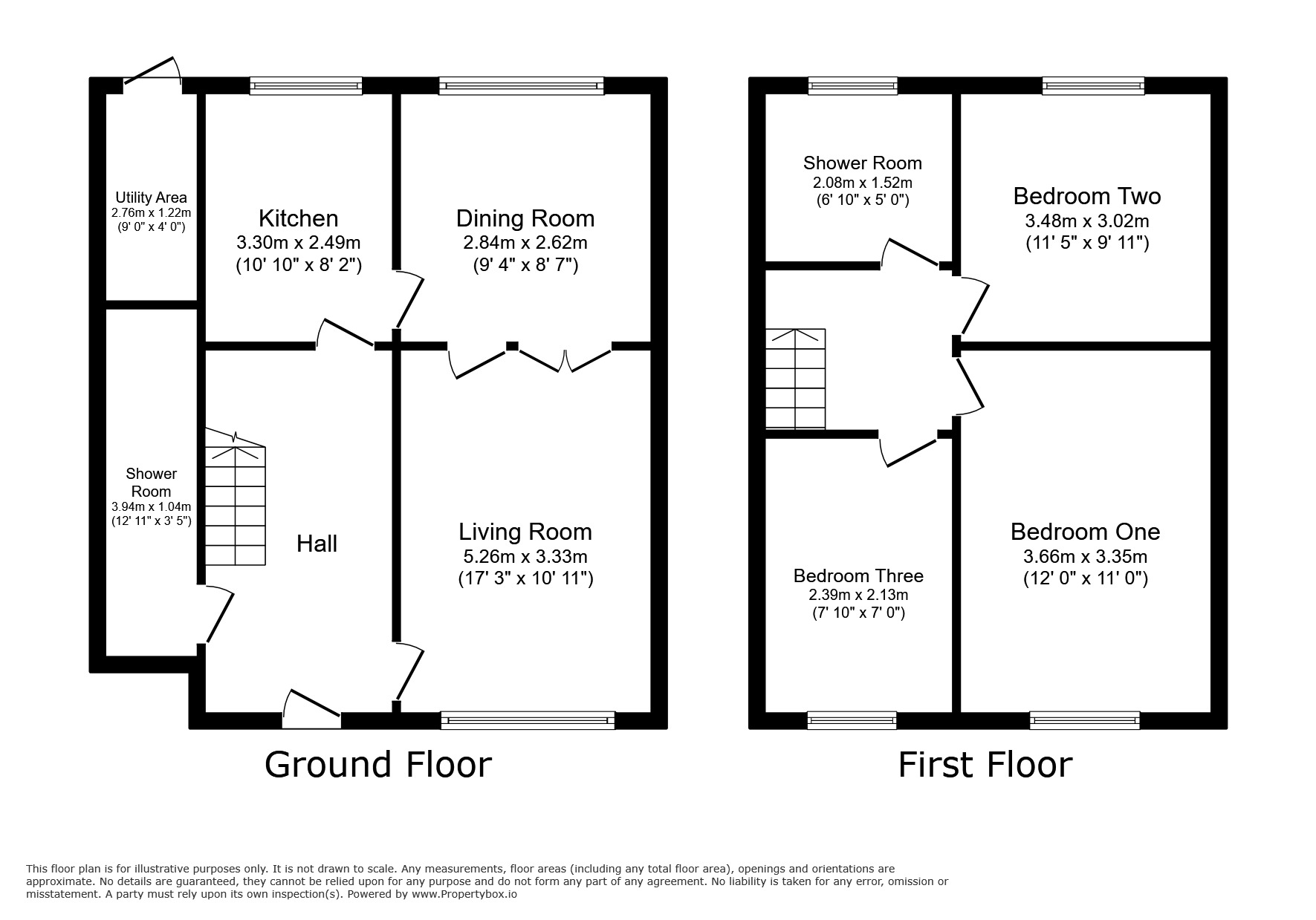 Floorplan of 3 bedroom Semi Detached House to rent, Perran Avenue, Whitwick, Leicestershire, LE67