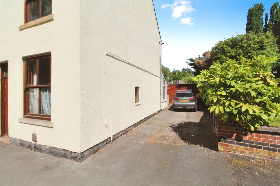 Driveway for two vehicles