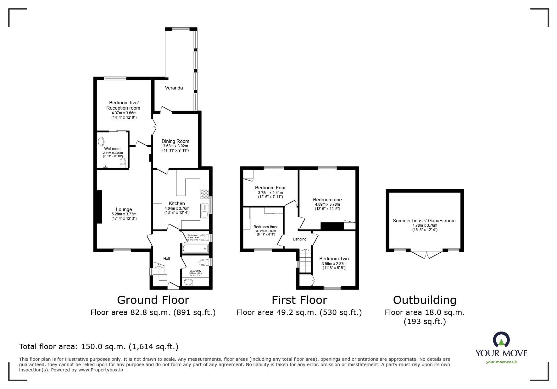 Floorplan of 5 bedroom Semi Detached House for sale, The Moorlands, Coleorton, Coalville, LE67