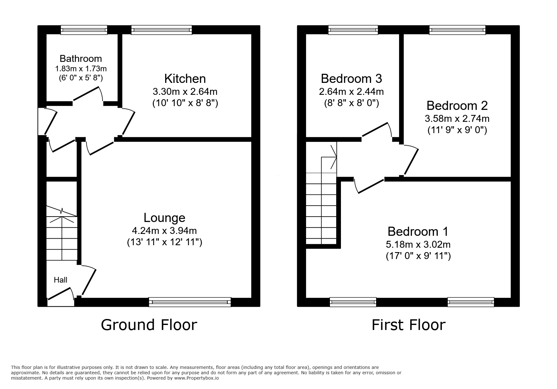 Floorplan of 3 bedroom Semi Detached House to rent, Leicester Road, Ibstock, Leicestershire, LE67