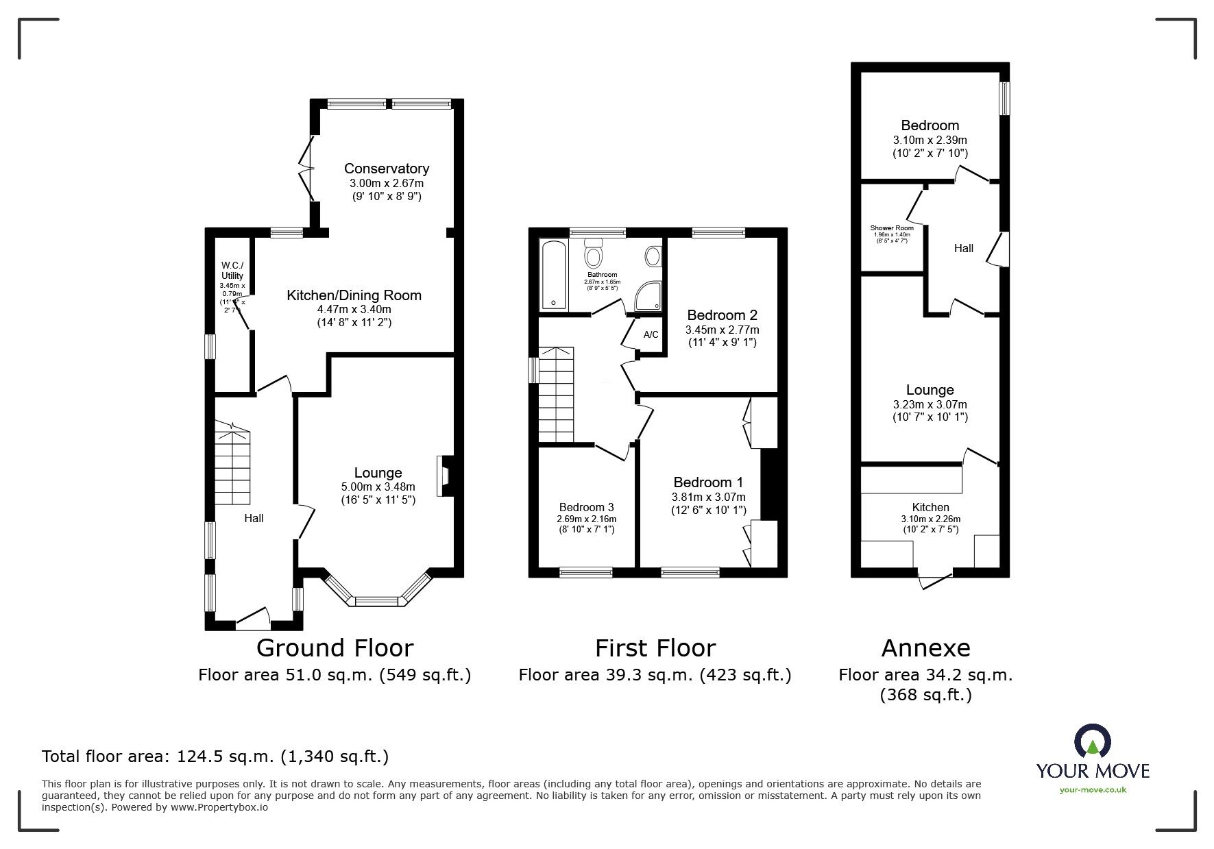 Floorplan of 4 bedroom Detached House for sale, Preston Close, Stanton under Bardon, Leicestershire, LE67