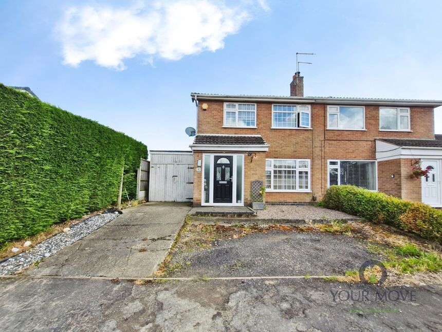 Main image of 3 bedroom Semi Detached House for sale, Cromore Close, Coalville, Leicestershire, LE67