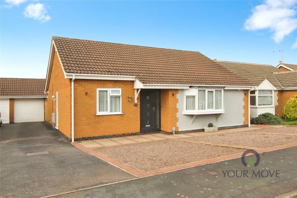 Main image of 3 bedroom Detached Bungalow for sale, Sherwood Close, Ellistown, Leicestershire, LE67