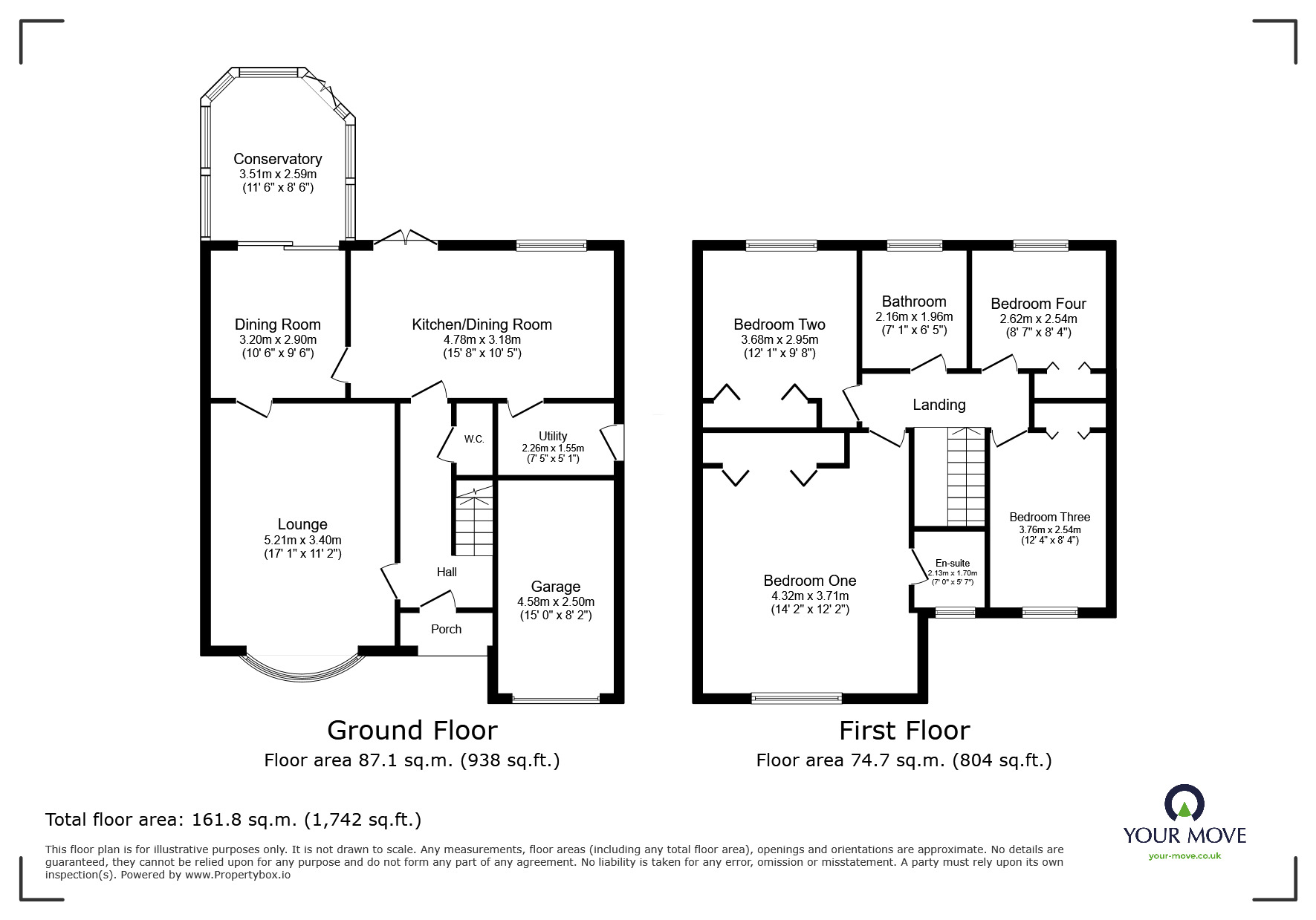 Floorplan of 4 bedroom Detached House for sale, Sandringham Road, Coalville, Leicestershire, LE67