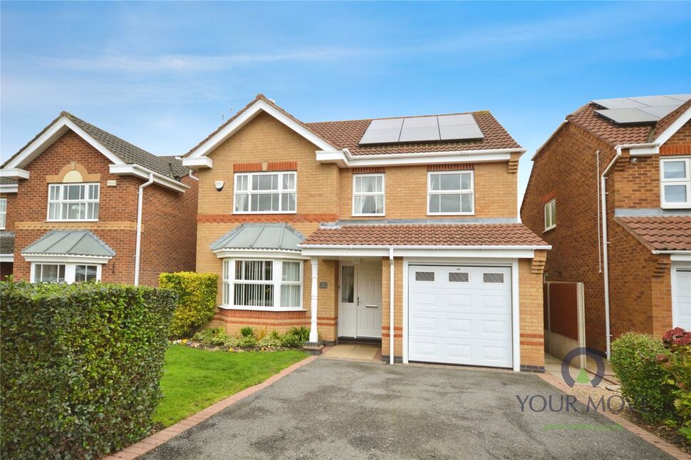Main image of 4 bedroom Detached House for sale, Sandringham Road, Coalville, Leicestershire, LE67