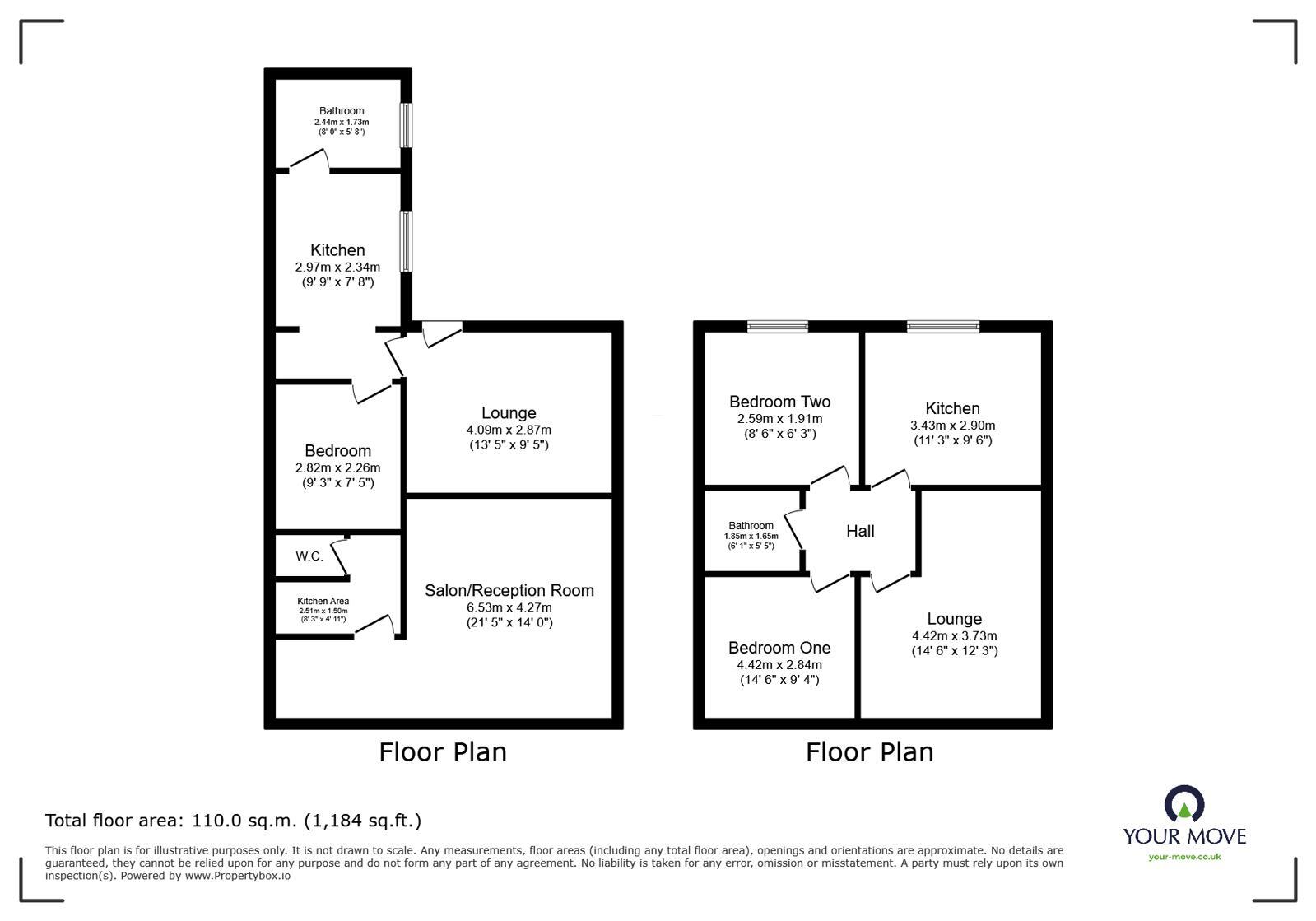 Floorplan of 3 bedroom Mid Terrace House for sale, High Street, Ibstock, Leicestershire, LE67