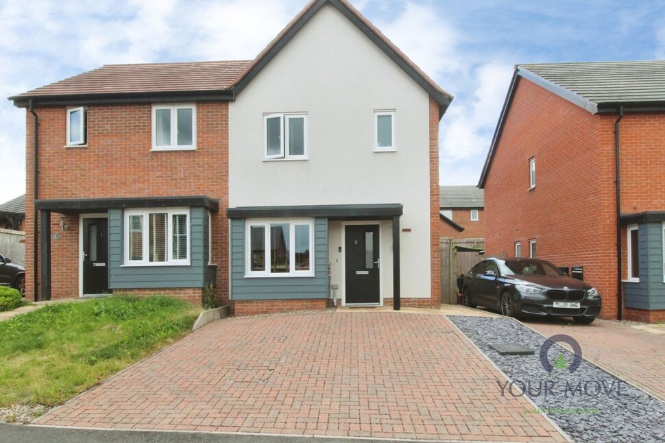 Main image of 2 bedroom Semi Detached House for sale, Satchwell Place, Ibstock, Leicestershire, LE67