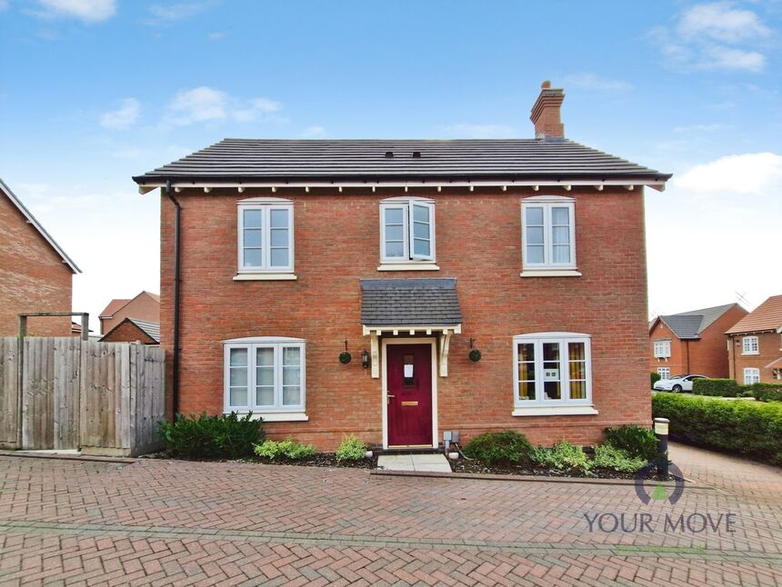 Main image of 3 bedroom Detached House for sale, Usherwood Way, Hugglescote, Leicestershire, LE67