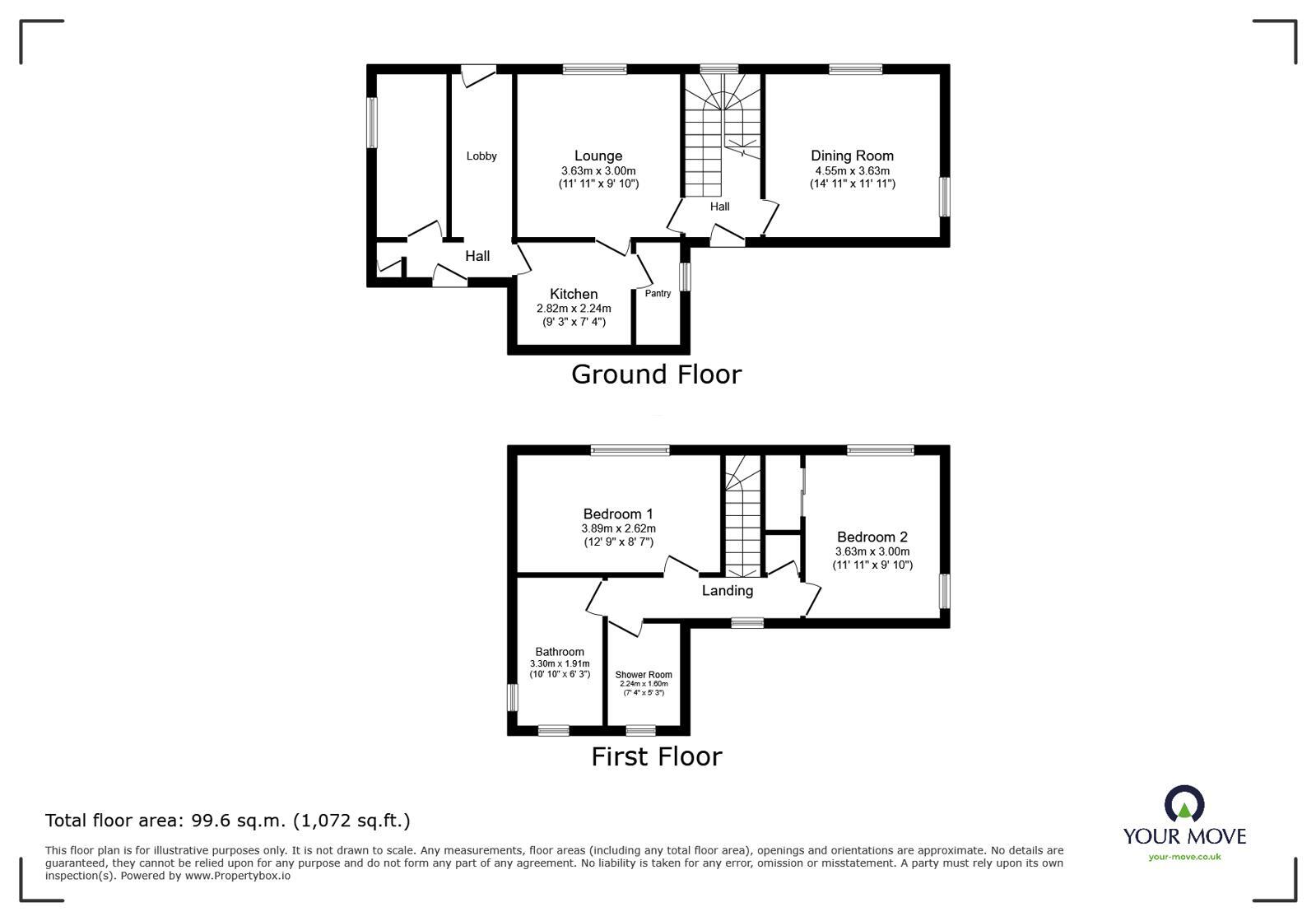Floorplan of 3 bedroom Detached House to rent, Reservoir Road, Thornton, Leicestershire, LE67